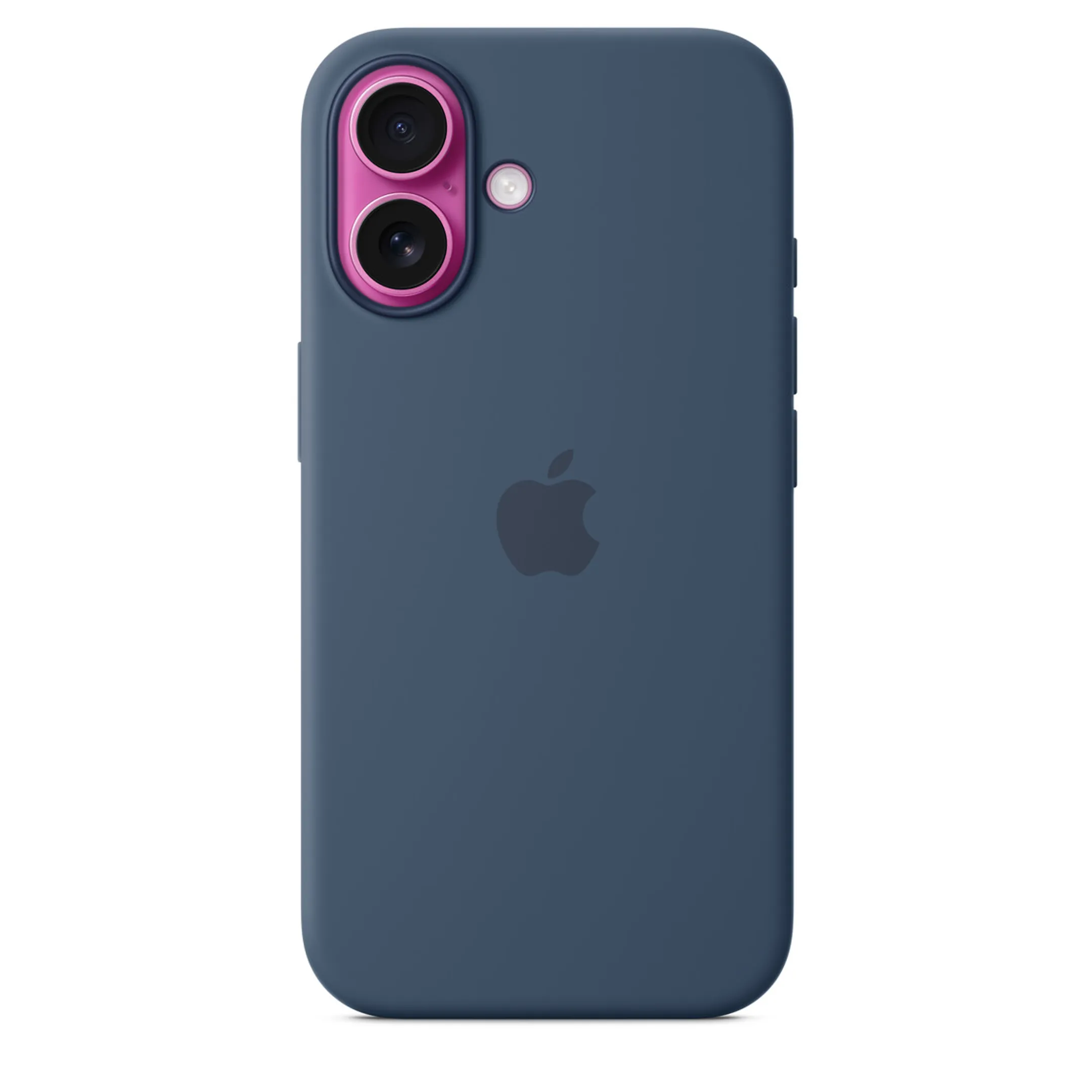 Apple Coque silicone avec MagSafe pour iPhone 16 - Denim image