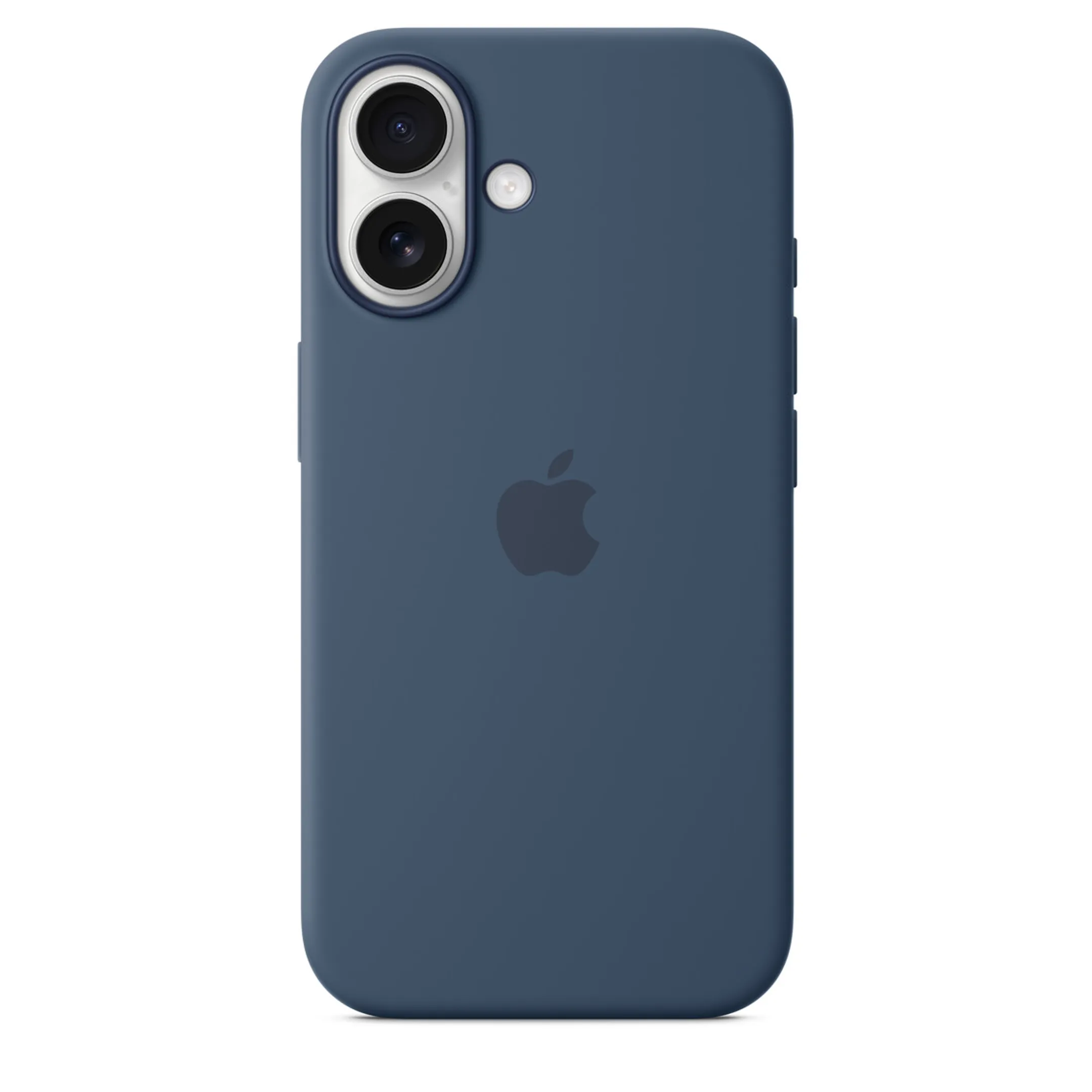 Apple Coque silicone avec MagSafe pour iPhone 16 - Denim image