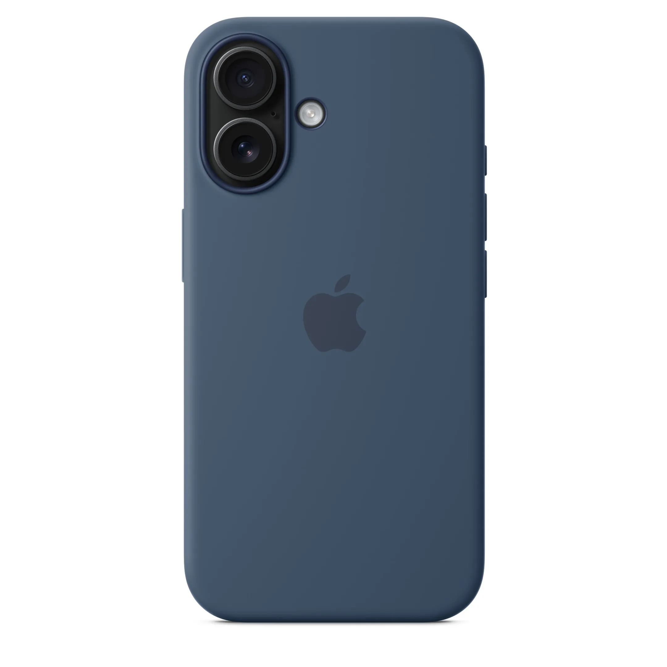 Apple Coque silicone avec MagSafe pour iPhone 16 - Denim image