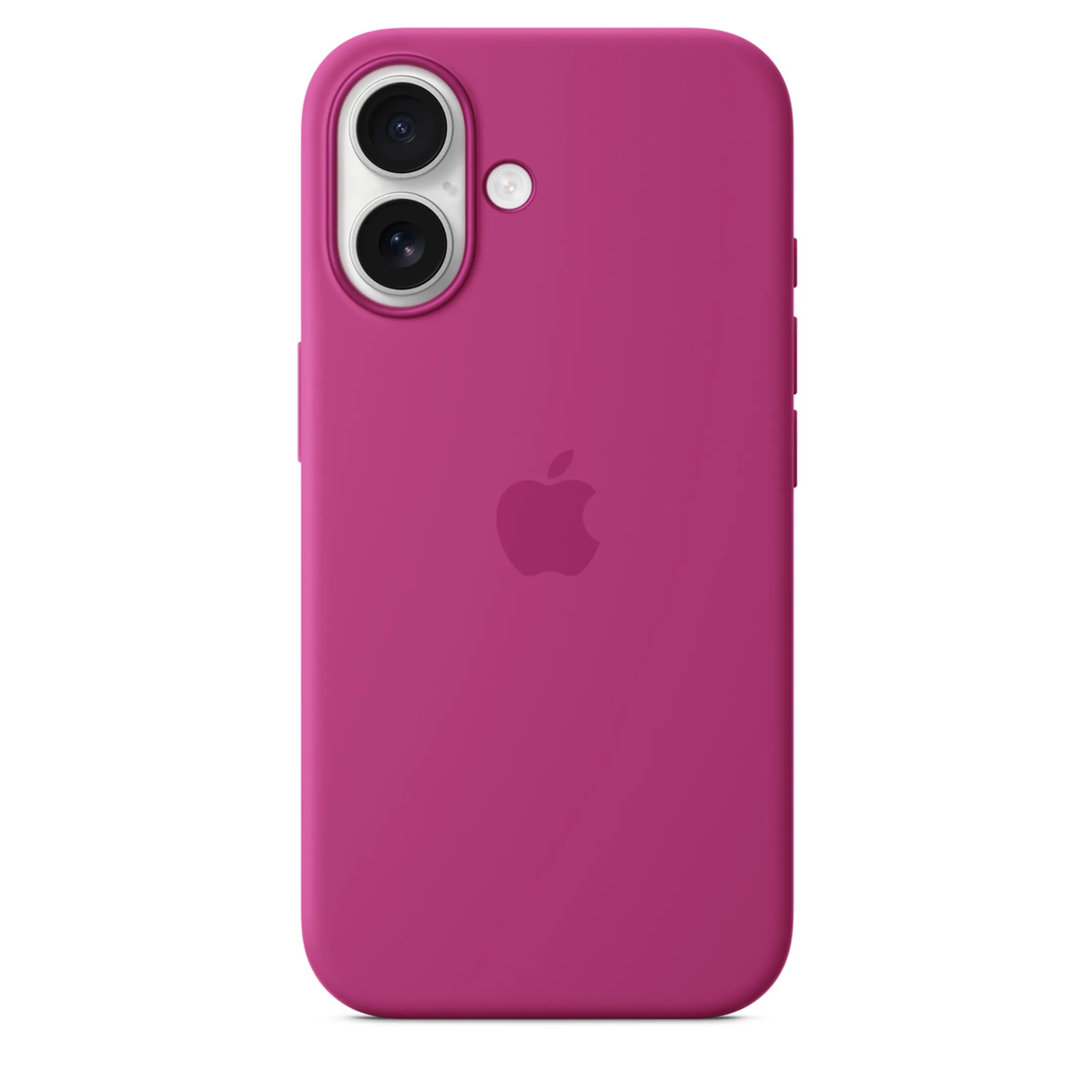 Apple Coque silicone avec MagSafe pour iPhone 16 - Fuchsia image