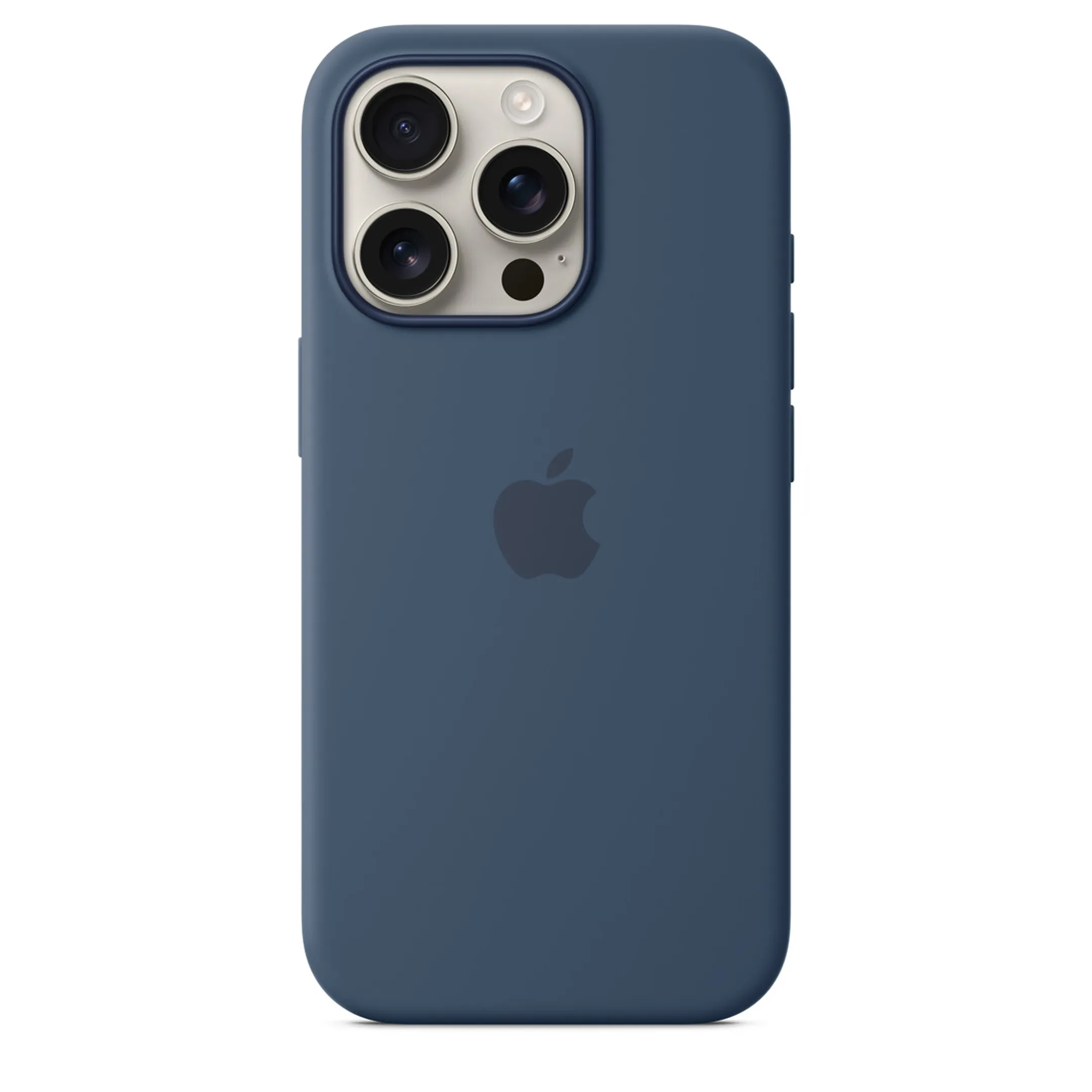 Apple Coque en silicone MagSafe pour iPhone 16 Pro - Denim image