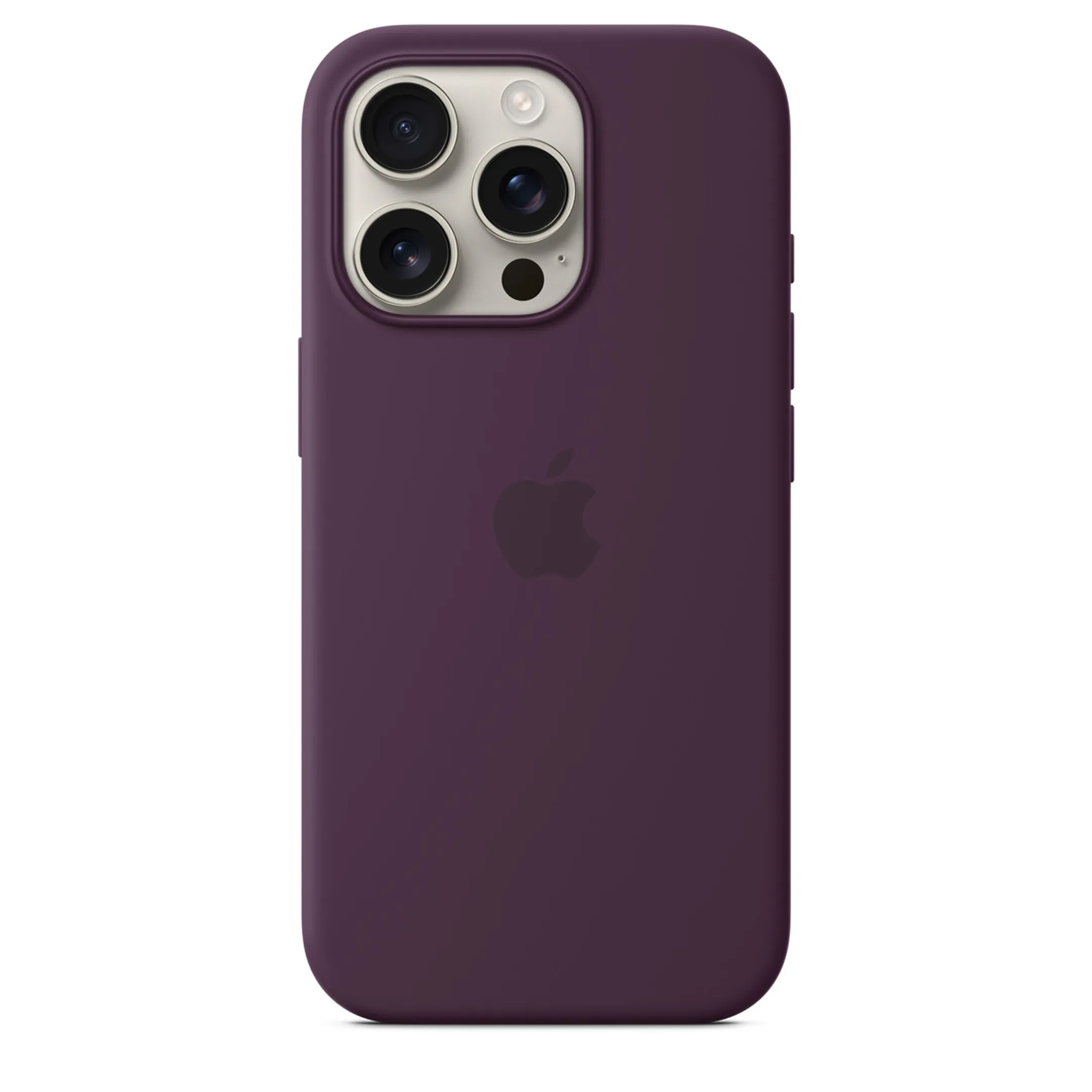Apple Coque en silicone avec MagSafe pour iPhone 16 Pro - Plum image
