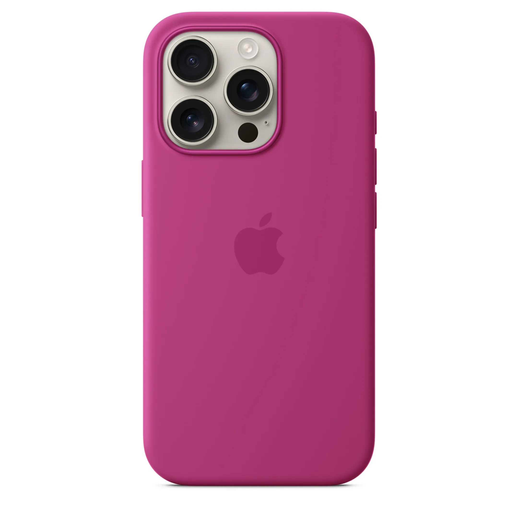 Apple Coque en silicone avec MagSafe pour iPhone 16 Pro - Fuchsia image