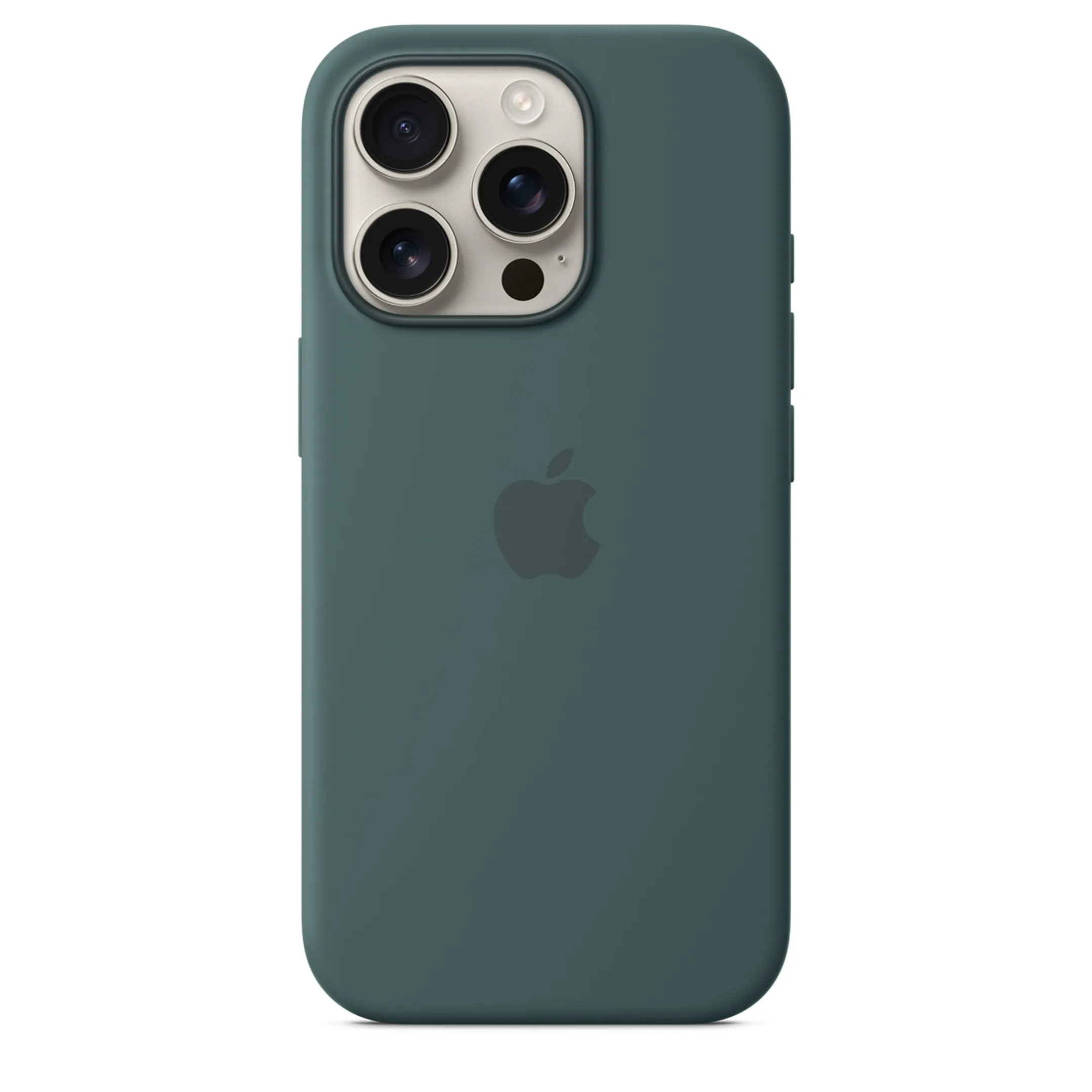 Apple Coque en silicone avec MagSafe pour iPhone 16 Pro - Vert lacustre image