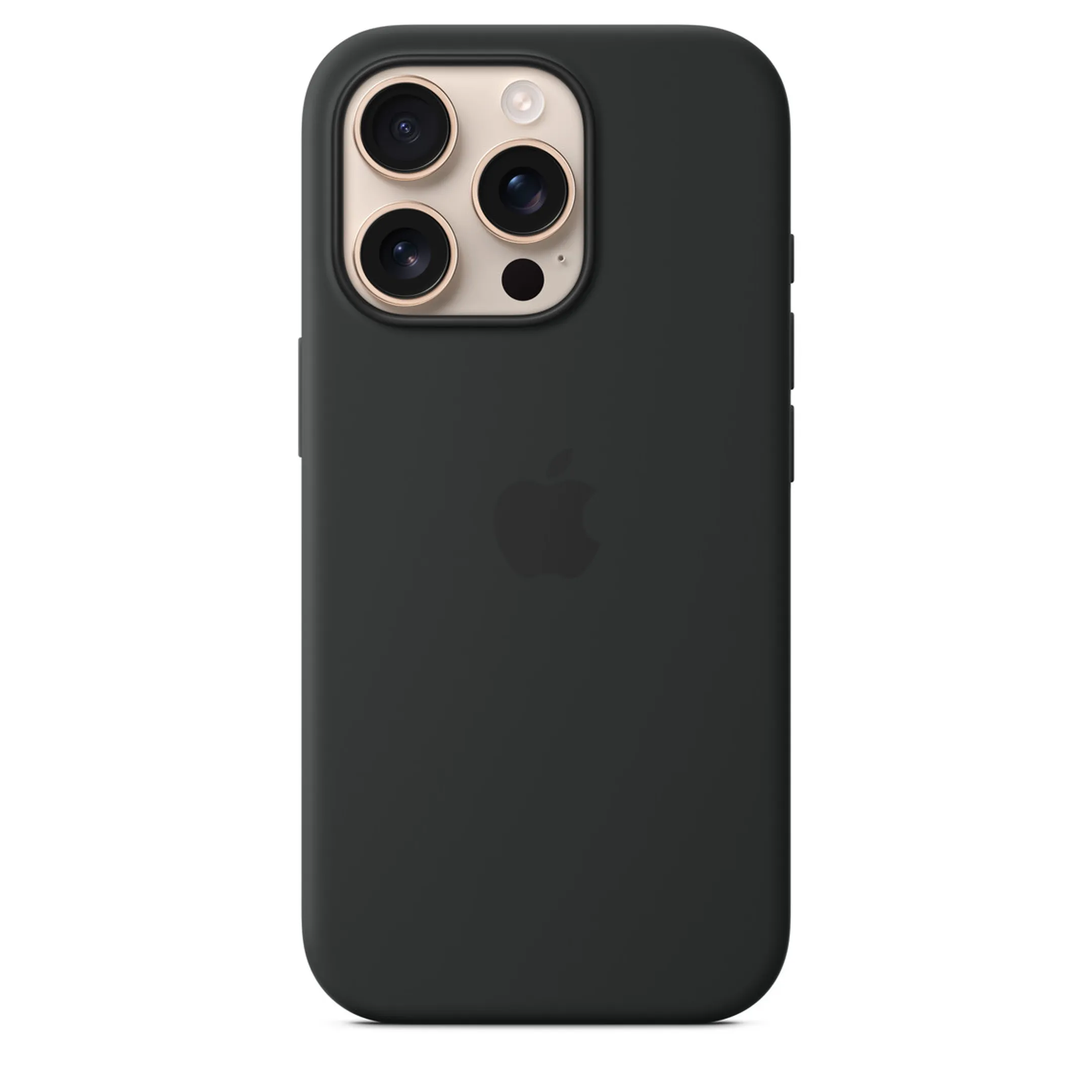 Bundle product Coque en silicone avec MagSafe pour iPhone 16 Pro Max - Noir