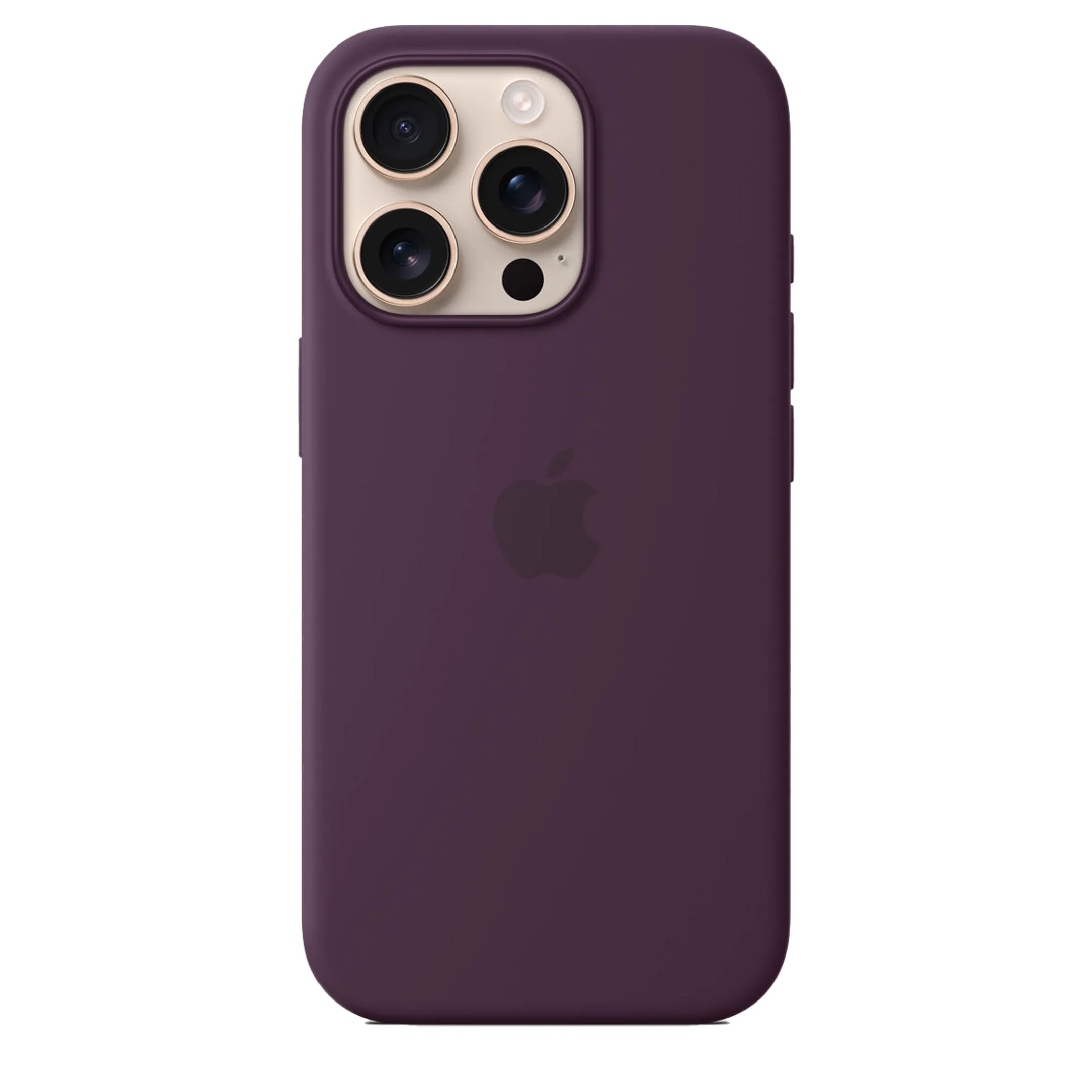 Coque en silicone avec MagSafe pour iPhone 16 Pro Max - Prune