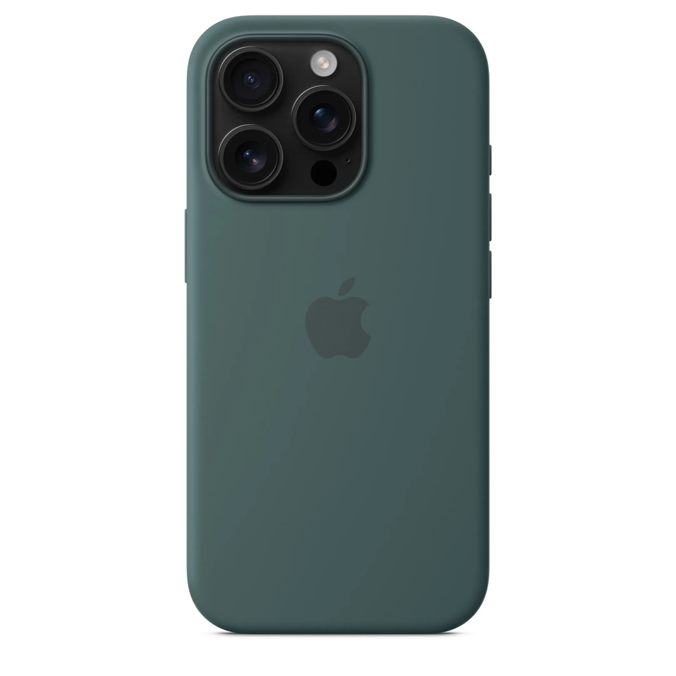 Apple Coque en silicone avec MagSafe pour iPhone 16 Pro Max - Vert lacustre image