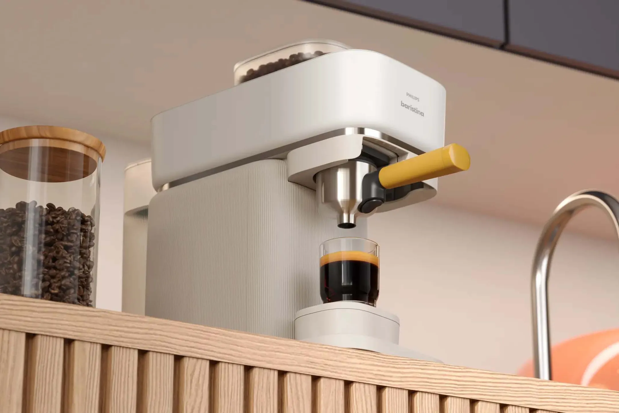 Philips Machines à Expresso Baristina BAR300/03 - Blanc image