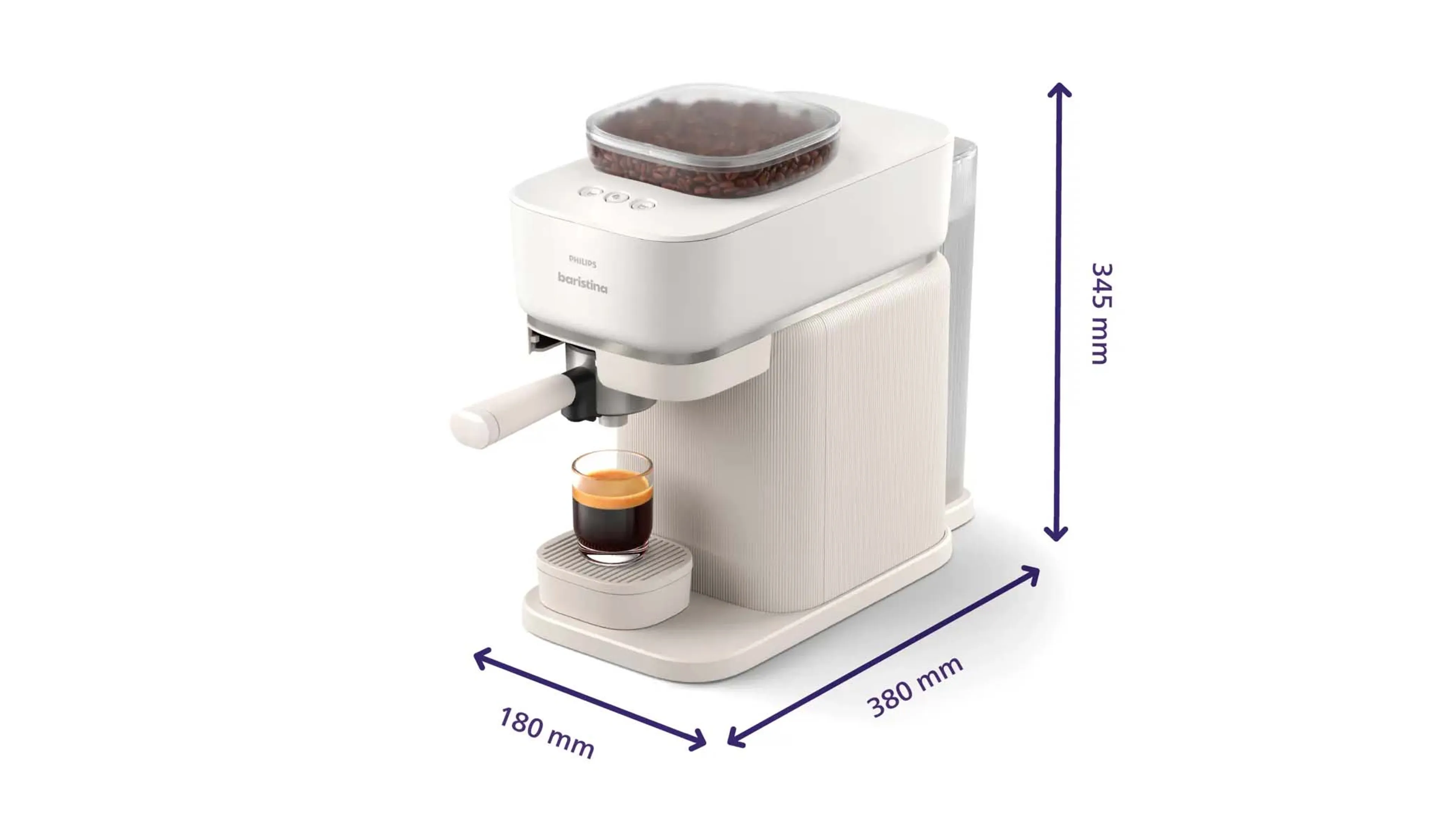 Philips Espresso Machines Baristina BAR300/03 - White image