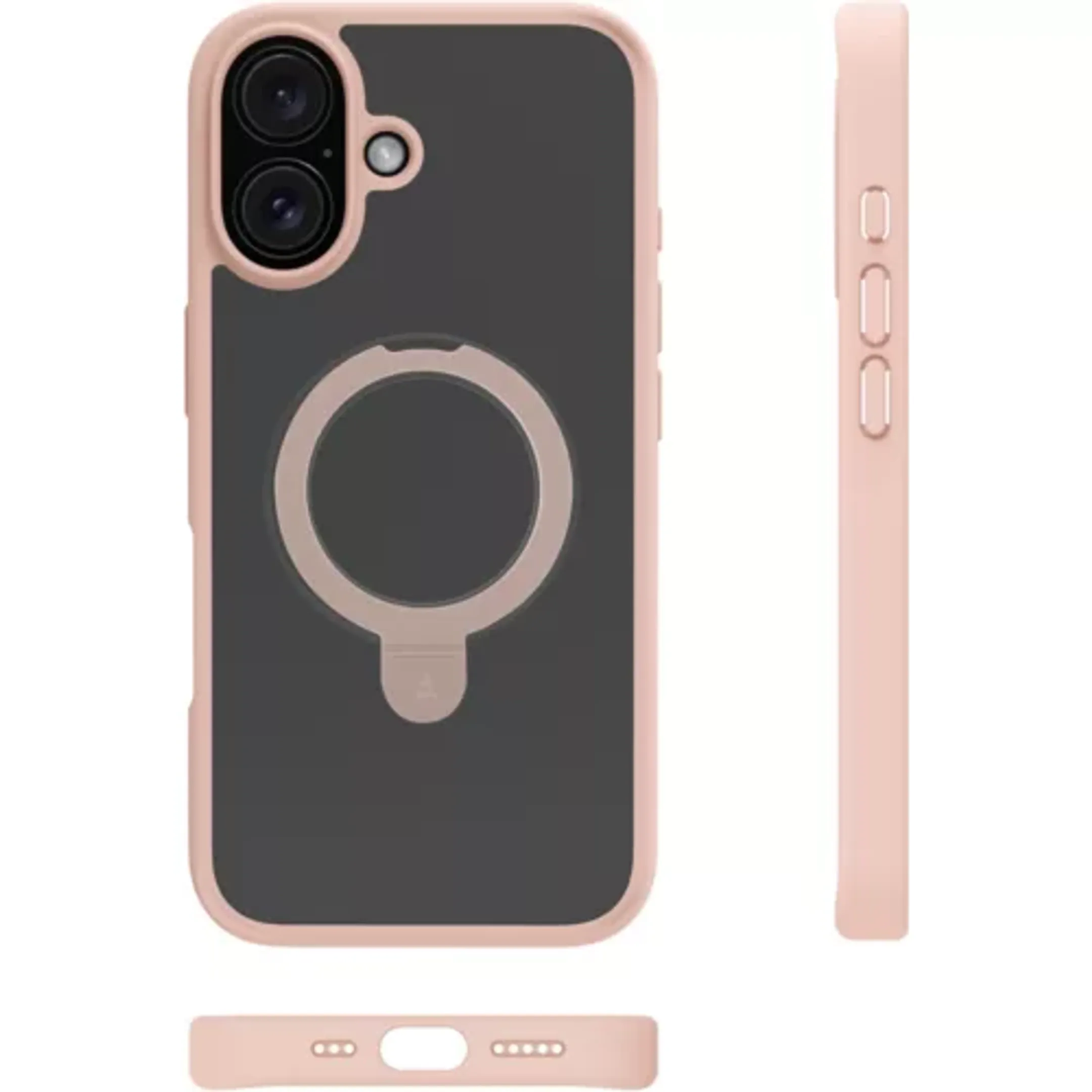 Adeqwat Coque magnétique avec stand pour iPhone 16 - Rose image