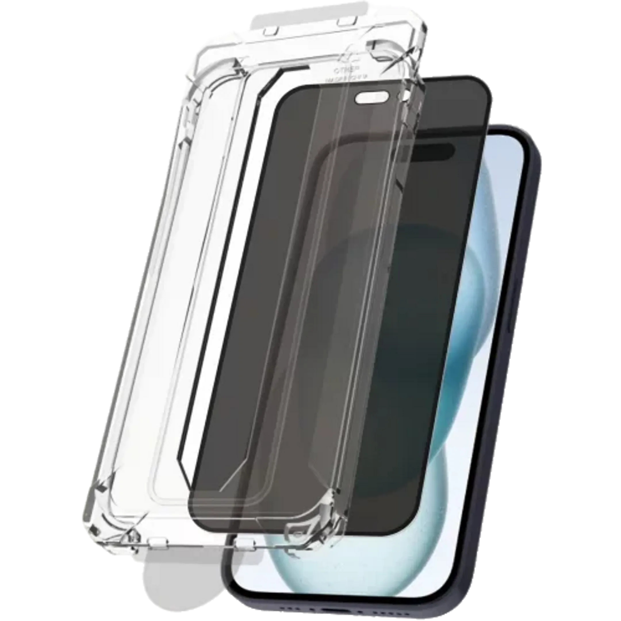 Adeqwat Confidentiel tempered glass screen protector for iPhone 16 Pro - Transparent image