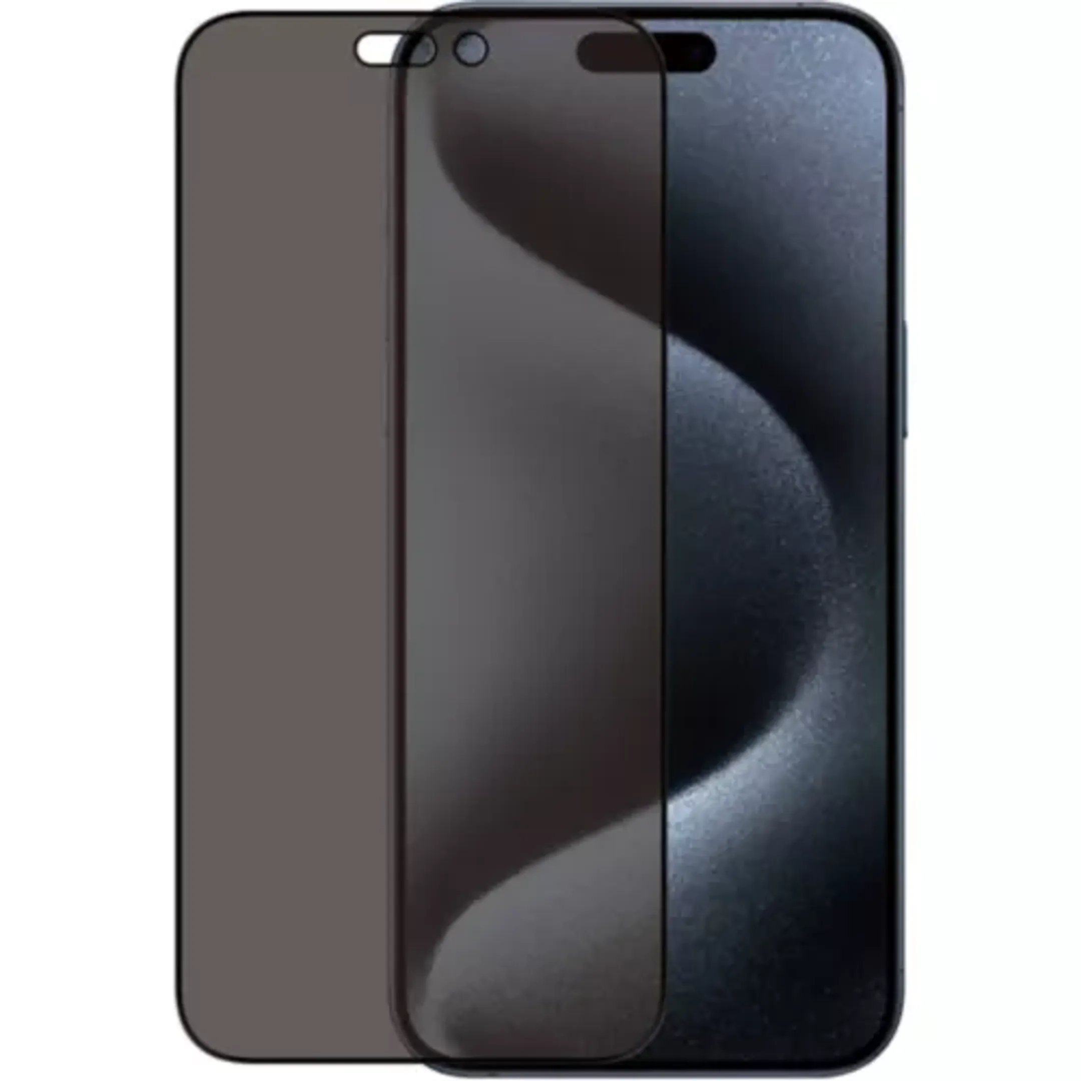 Bundle product Protège écran en verre trempé Confidentiel pour iPhone 16 Plus - Transparent