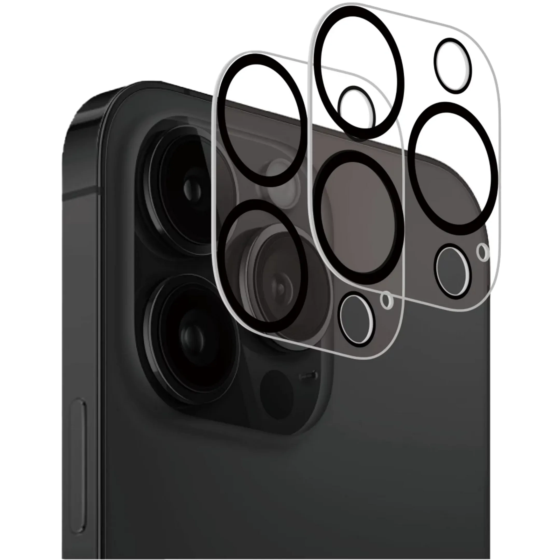 Protège objectif pour iPhone 16 Pro & 16 Pro Max - Transparent