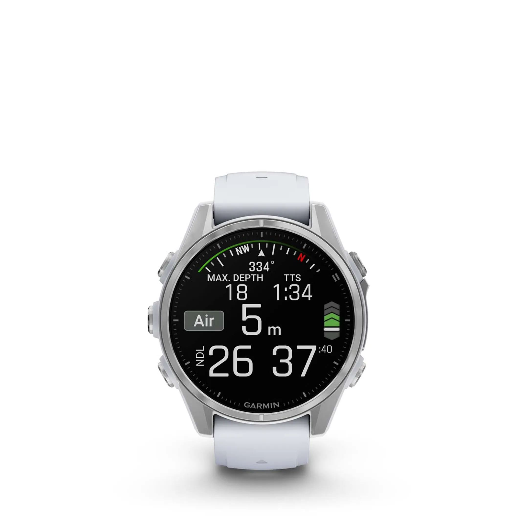 Garmin Smartwatch Fénix 8 - 43 mm - Blanc image