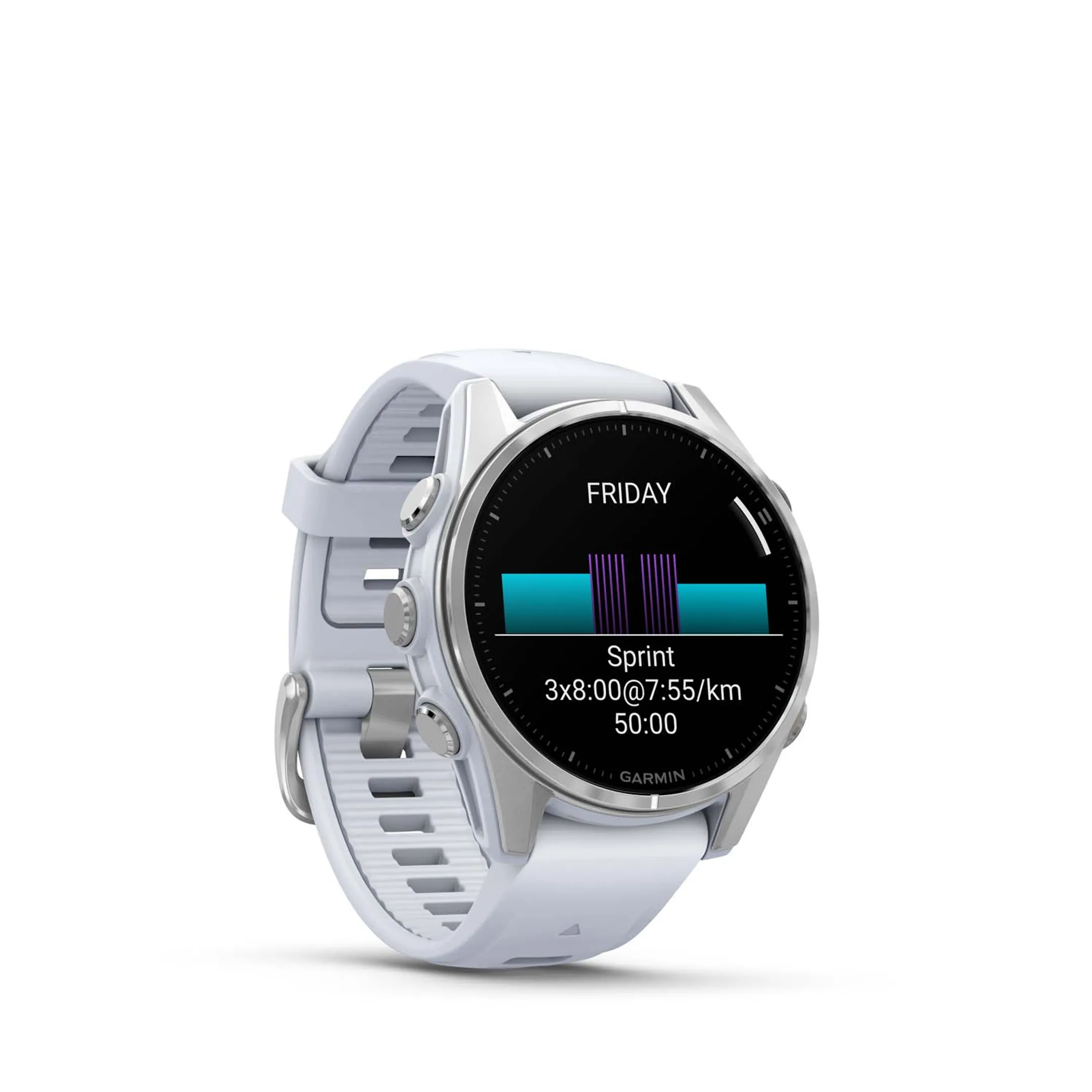 Garmin Smartwatch Fénix 8 - 43 mm - Blanc image