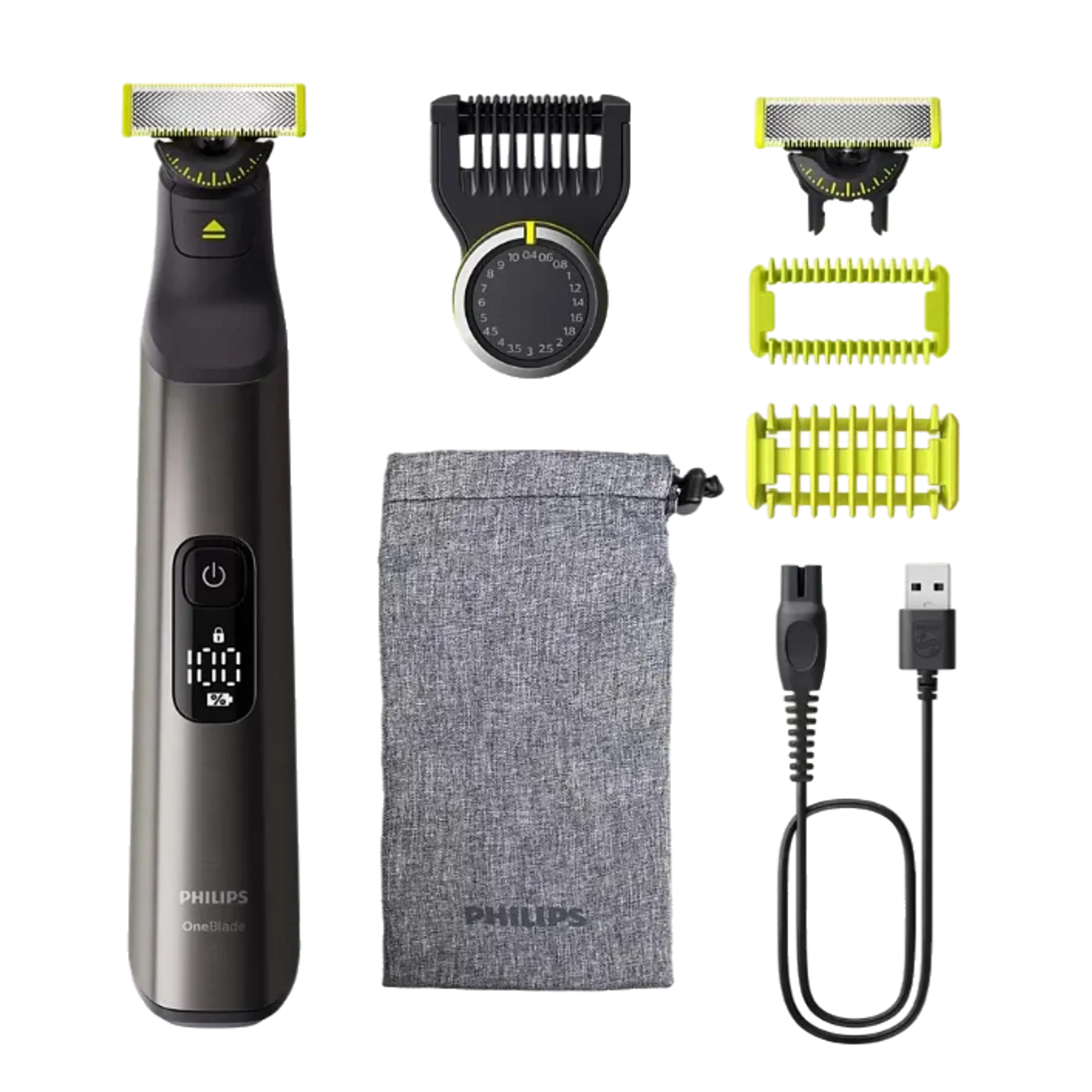 Hybrid beard trimmer OneBlade Pro 360 Face + Body QP6552/15