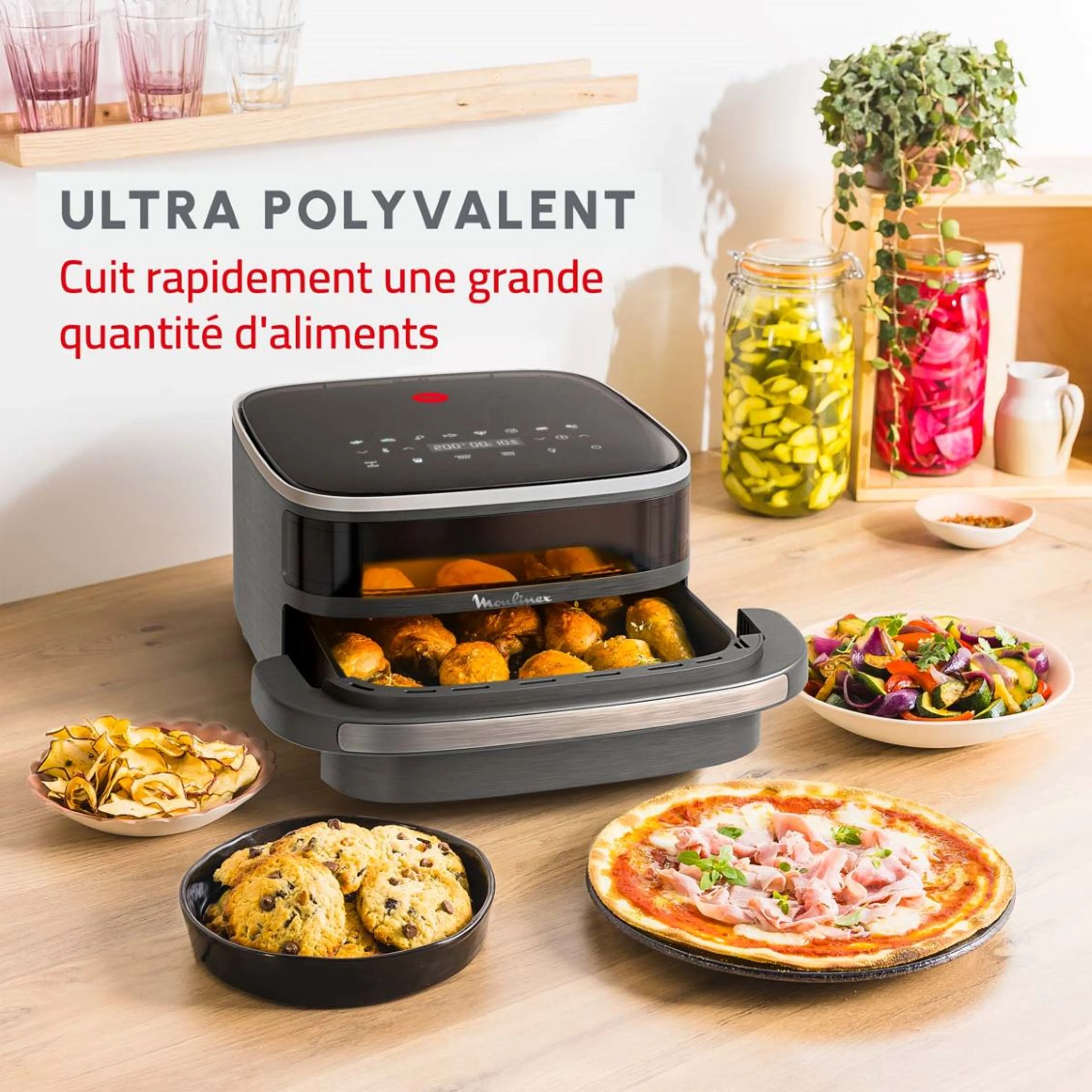 Moulinex Airfryer Easy Fry XL Surface AL402HFO image
