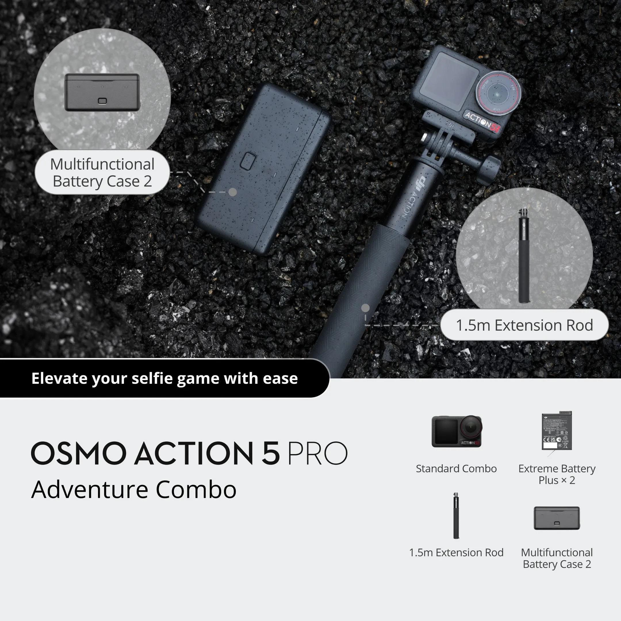 DJI Sport Camera OSMO Action 5 Pro - Bundle Adventure image