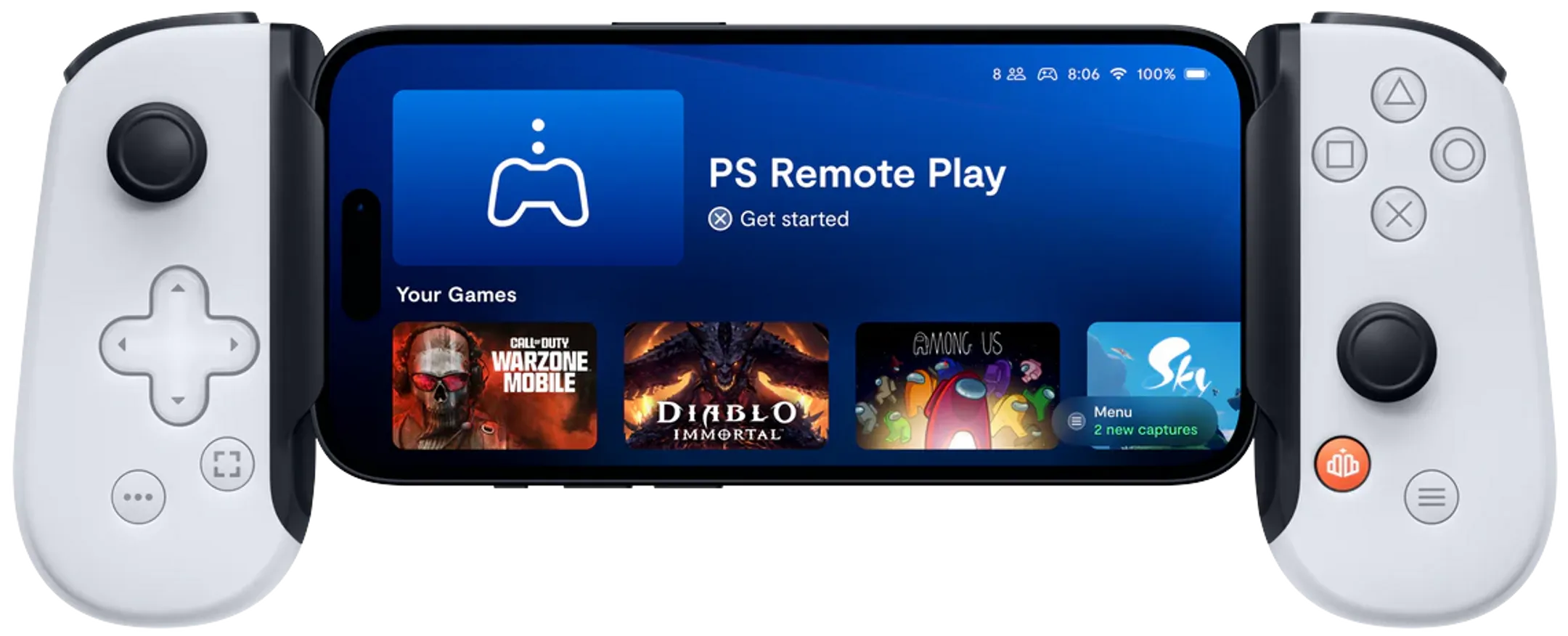 BACKBONE Telefon-Controller One Playstation Edition - USB-C - Weiss image