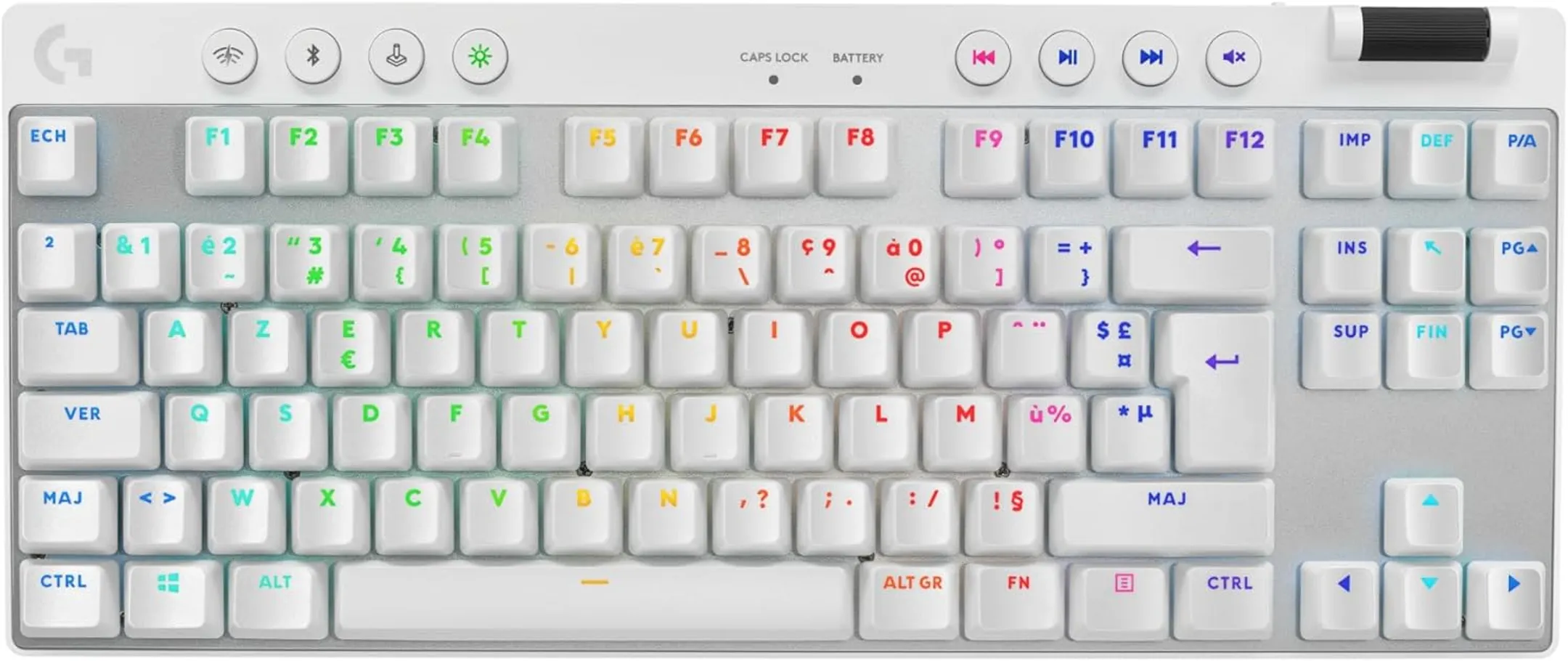 Bundle product Clavier Gaming sans fil Pro X TKL Lightspeed - QWERTZ - Blanc