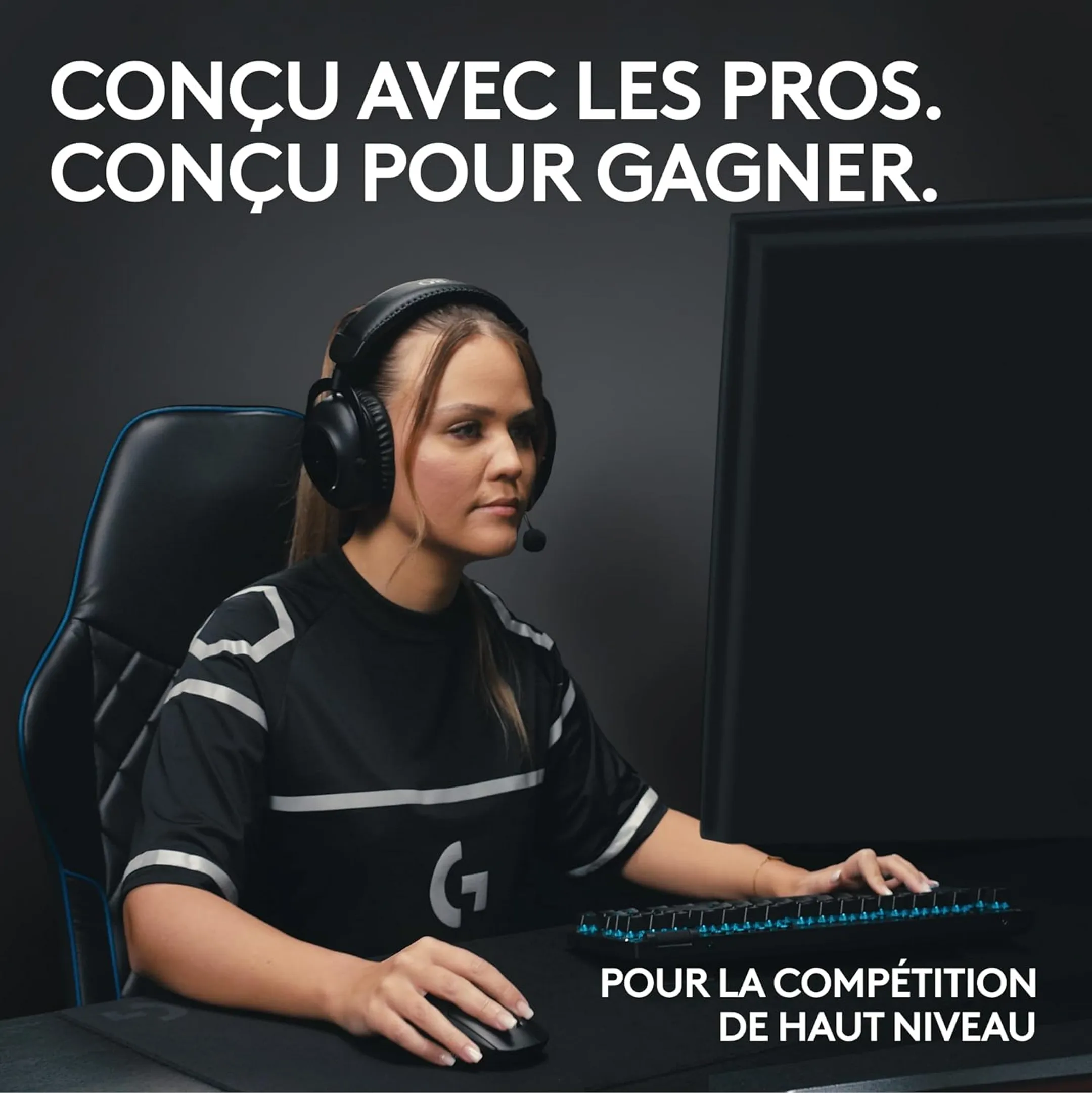 Logitech G Clavier Gaming sans fil Pro X TKL Lightspeed - QWERTZ - Blanc image