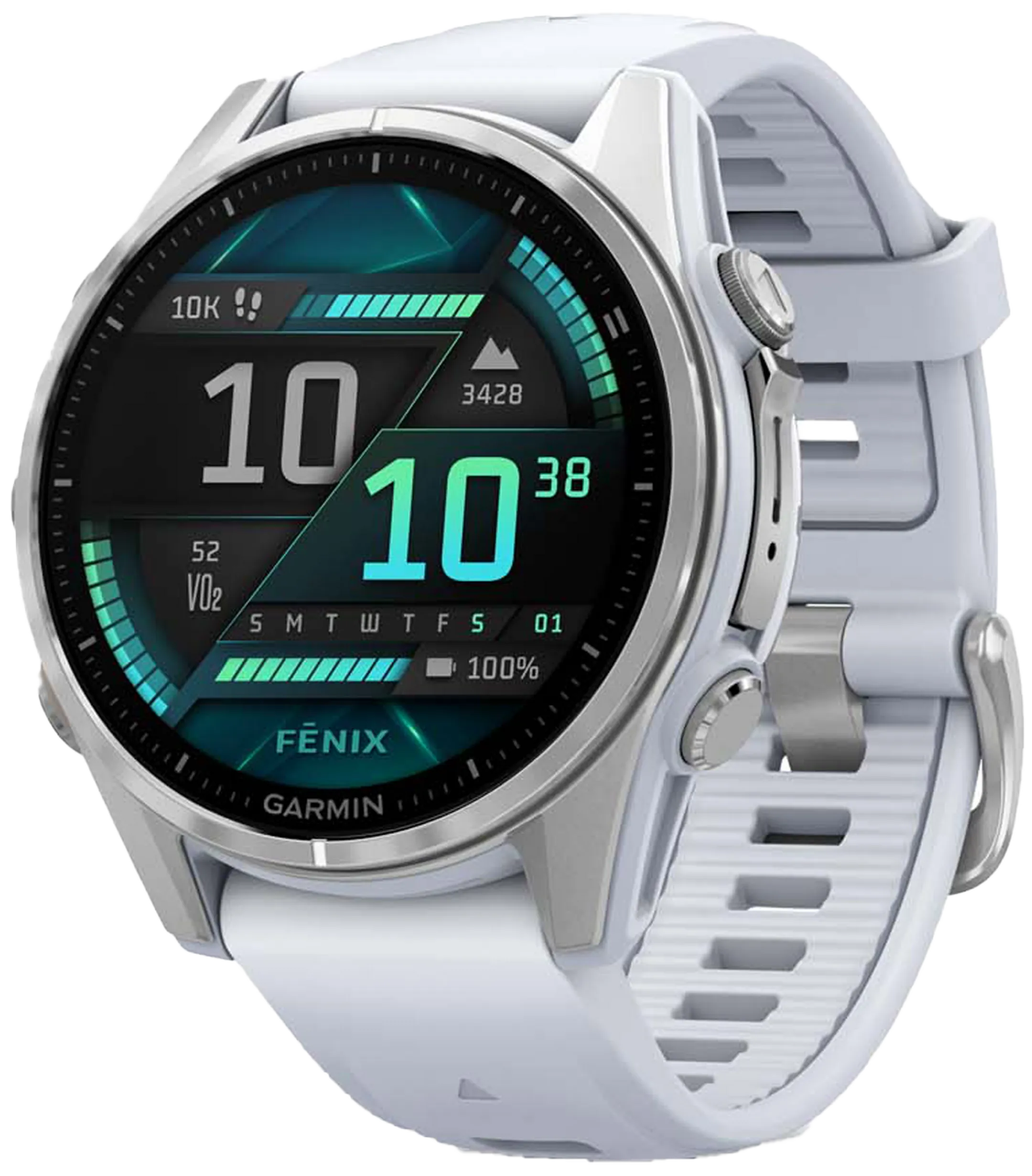 Smartwatch Fénix 8 - 43 mm - Blanc