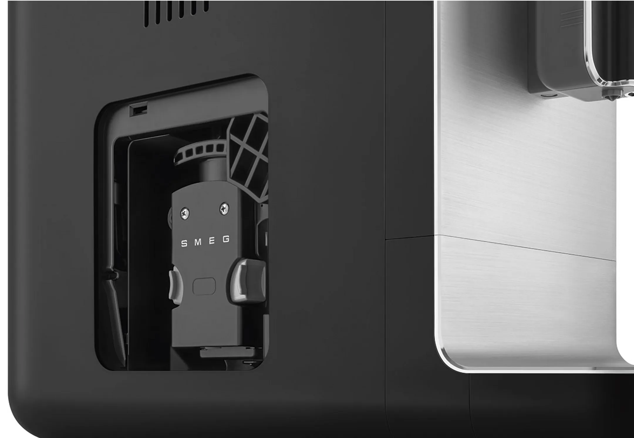 Smeg Automatische Espressomaschine BCC12BLMEU - Schwarz image