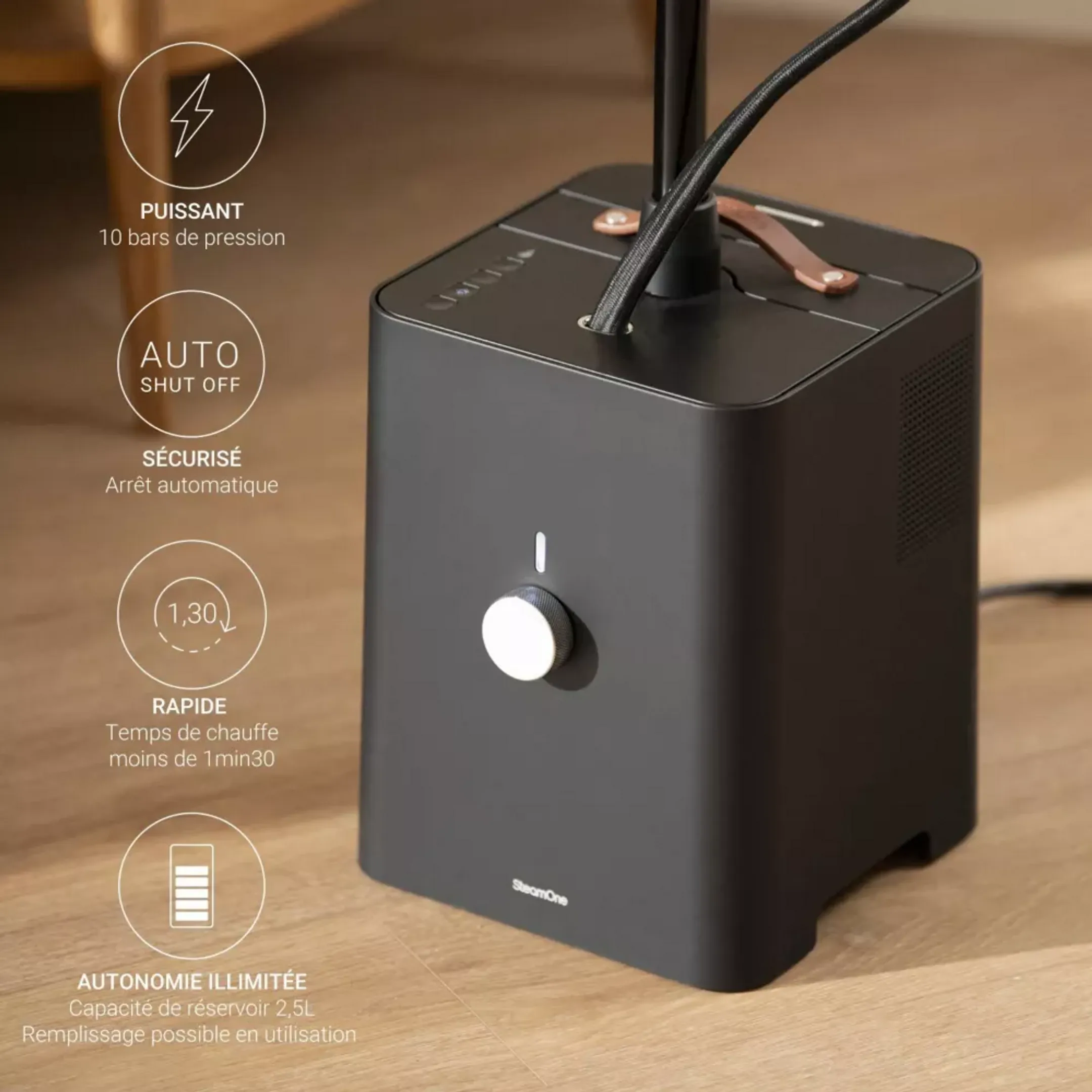 Steamone Défroisseur vapeur SteamCube image