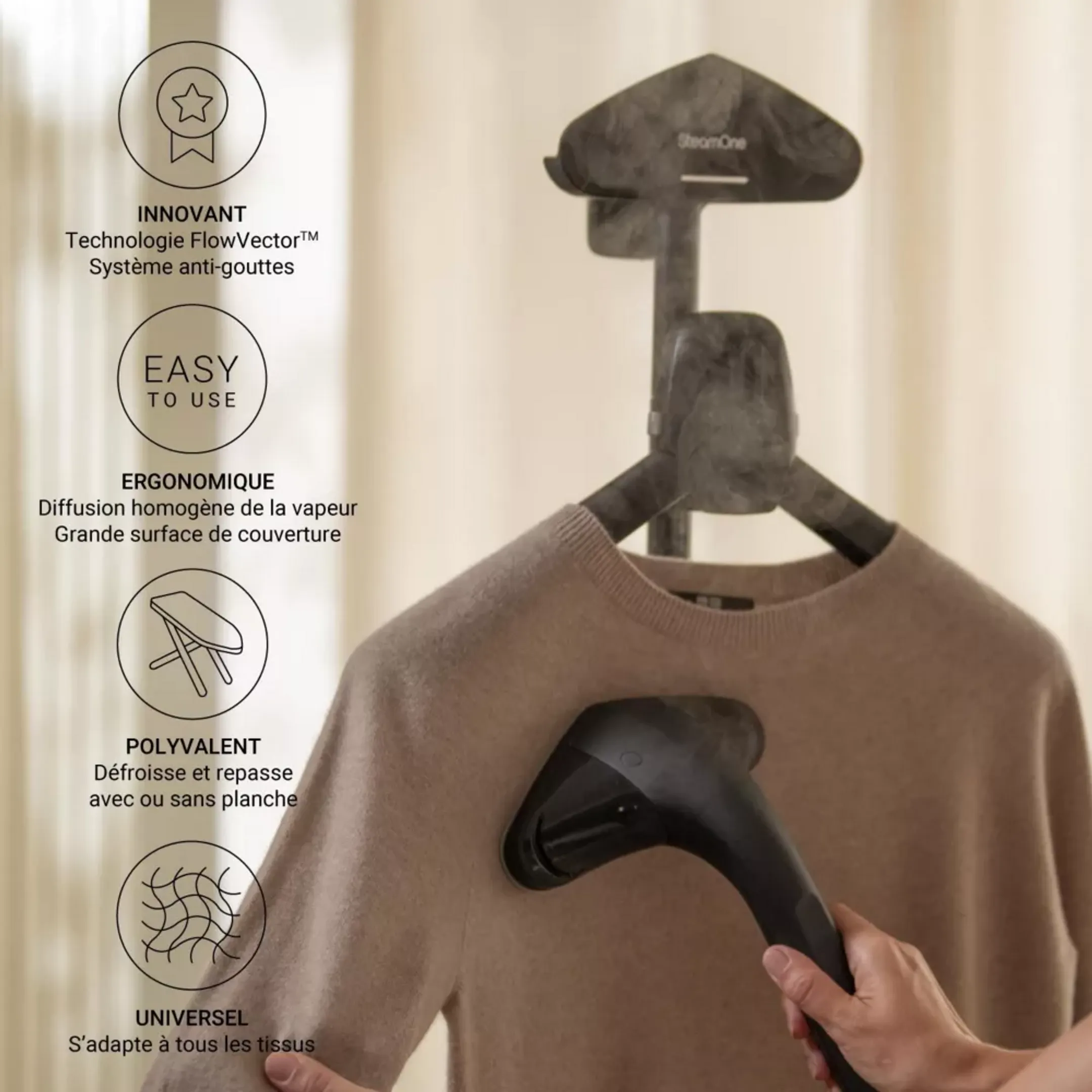 Steamone Défroisseur vapeur SteamCube image