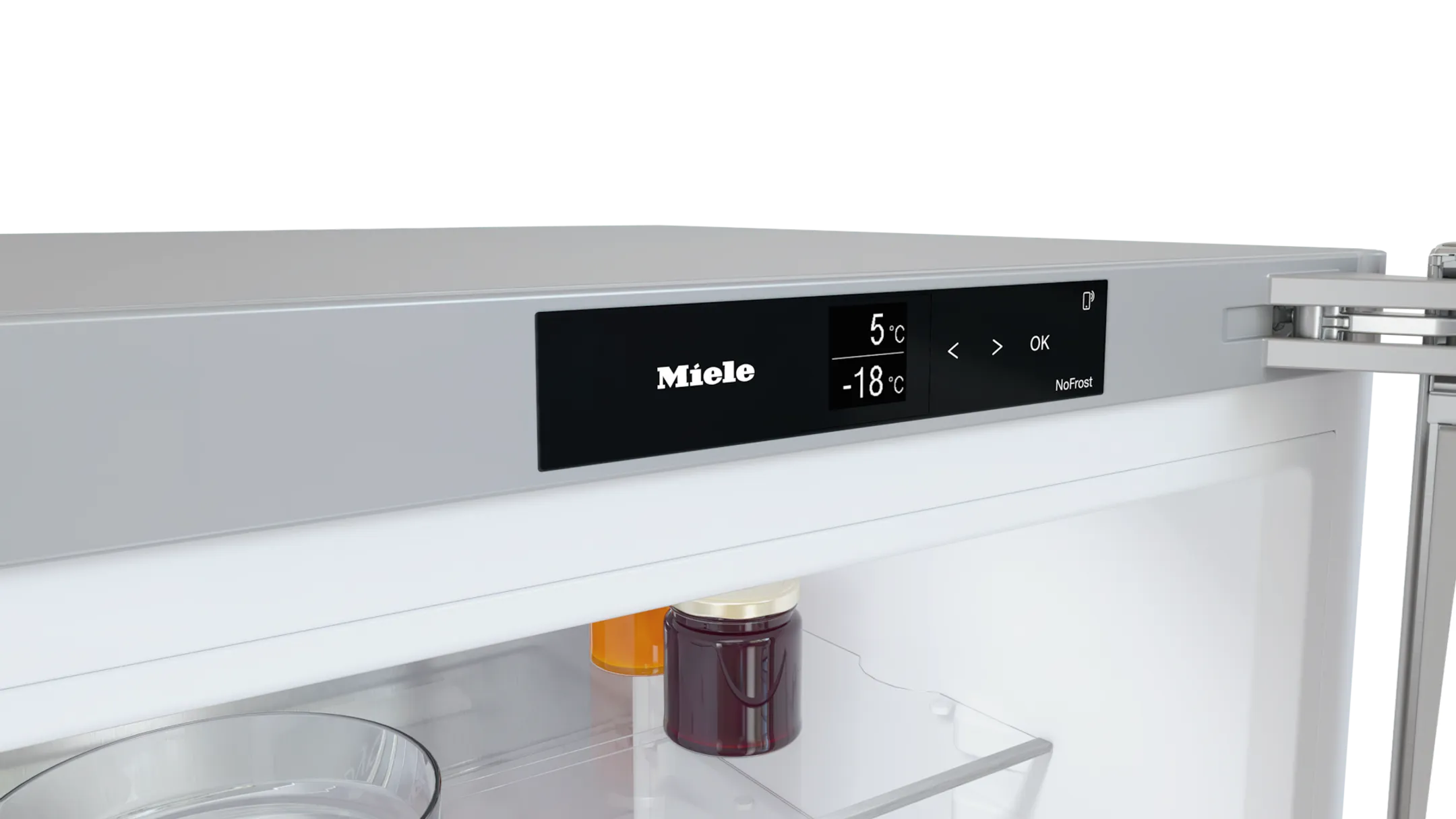 Miele Kombi Kühlschrank Gefrierschrank CleanSteel KFN 4796 CD image