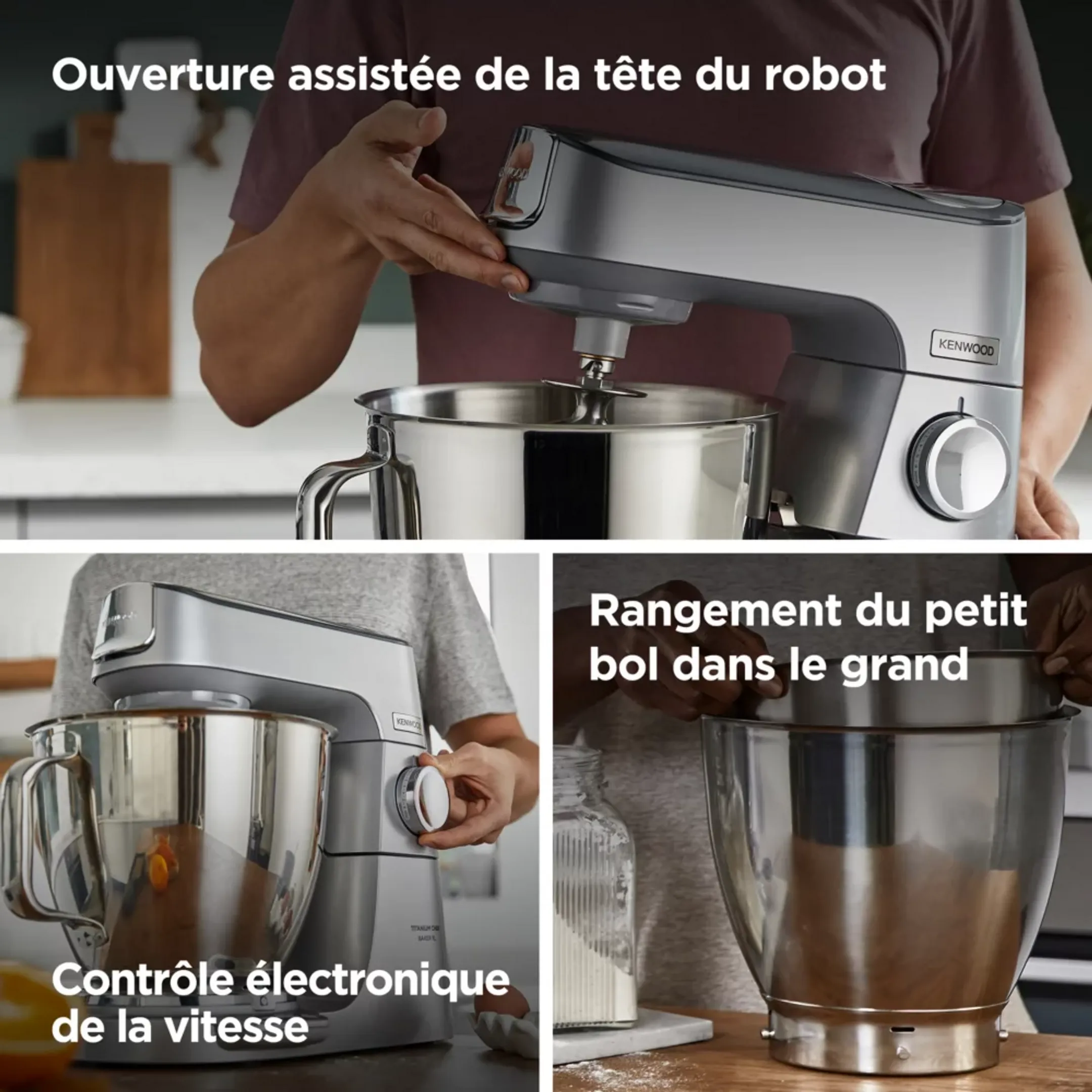 Kenwood Robot de cuisine Titanium Chef Baker XL KVL85.009SI image