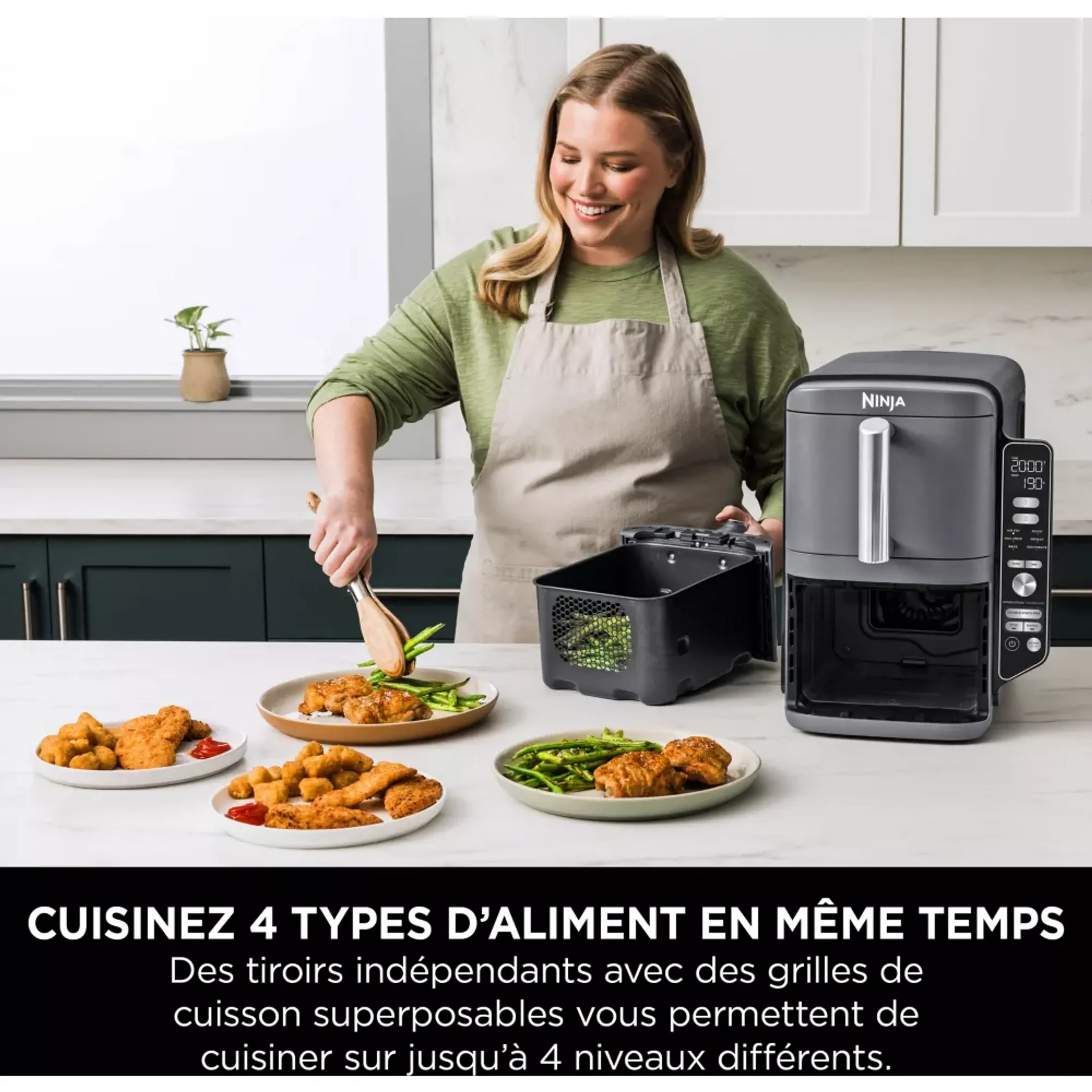 Ninja Airfryer Double Stack XL 9,5 L SL400EU image