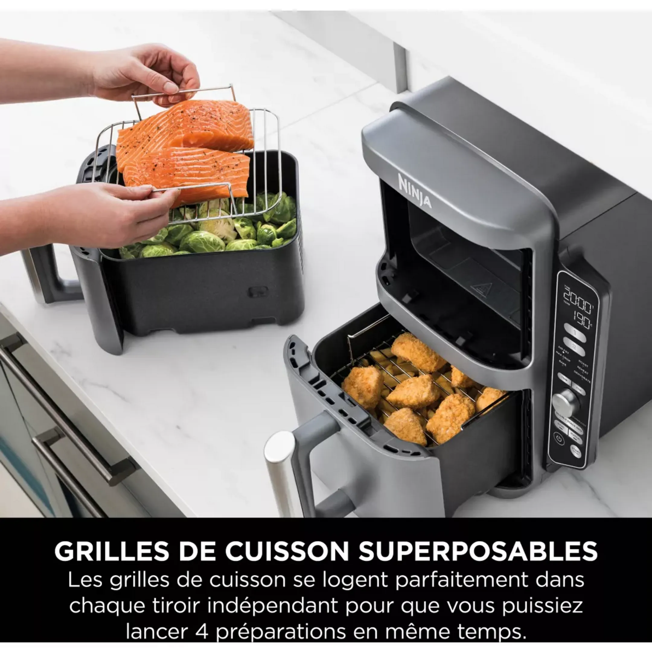 Ninja Airfryer Double Stack XL 9,5 L SL400EU image