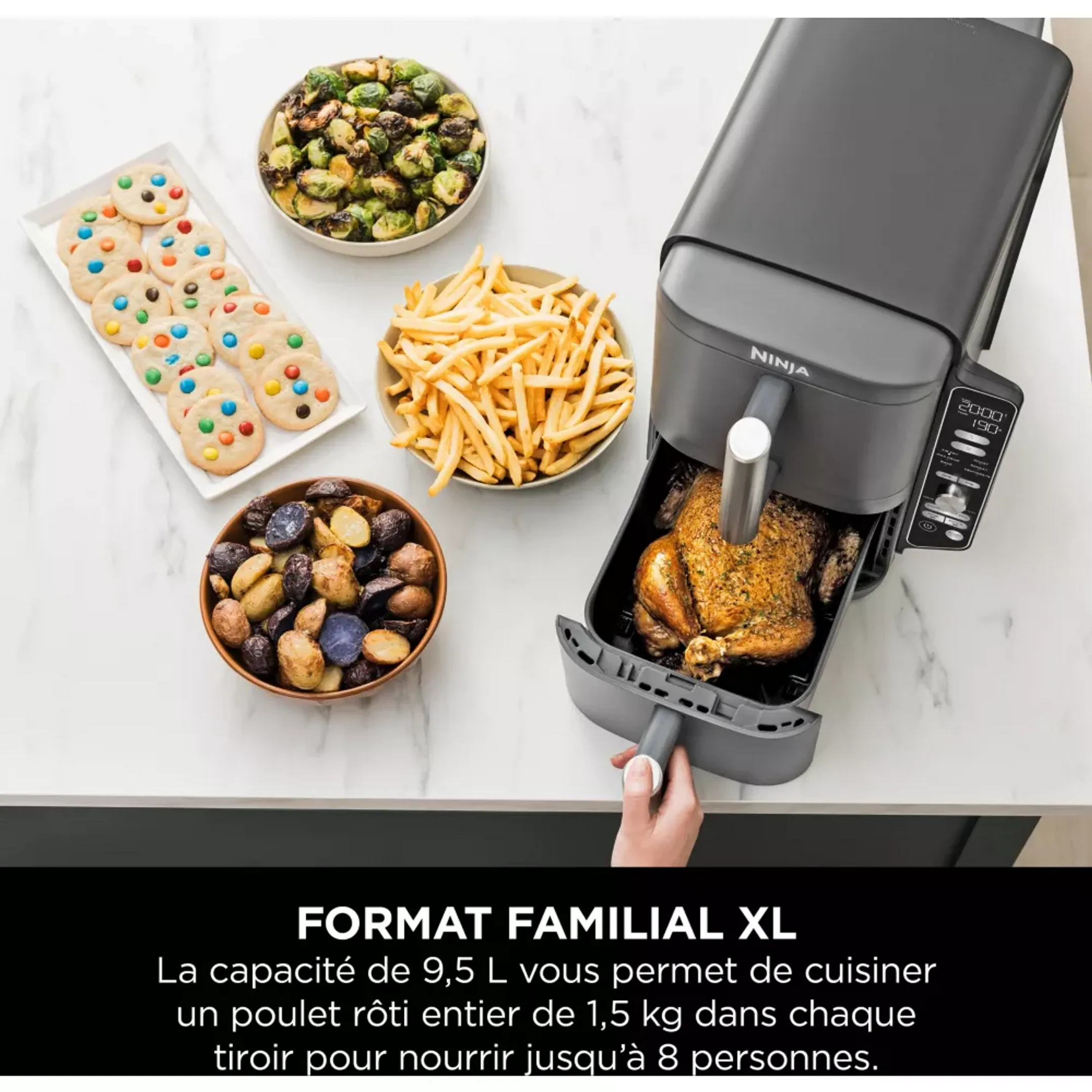 Ninja Airfryer Double Stack XL 9,5 L SL400EU image
