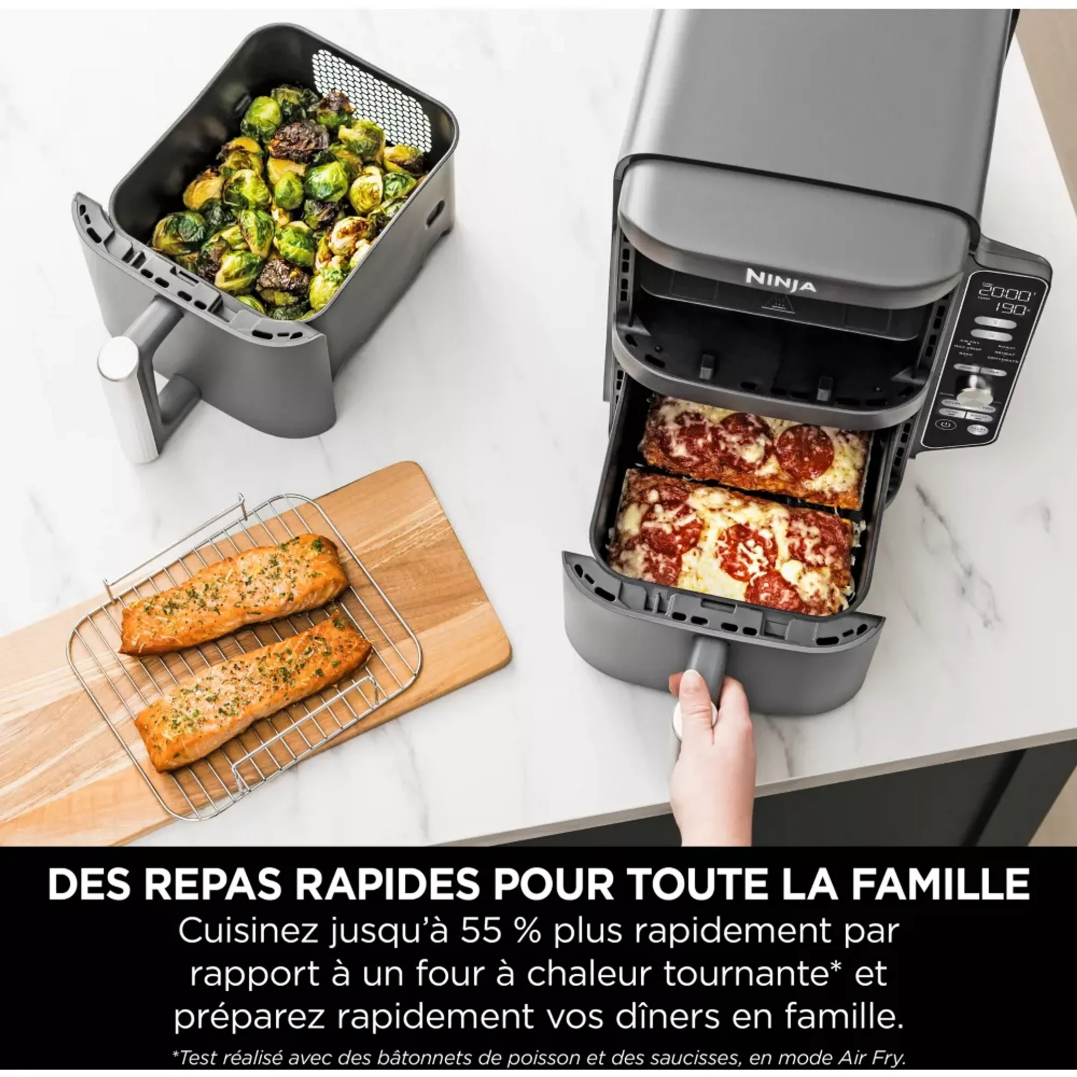 Ninja Airfryer Double Stack XL 9,5 L SL400EU image