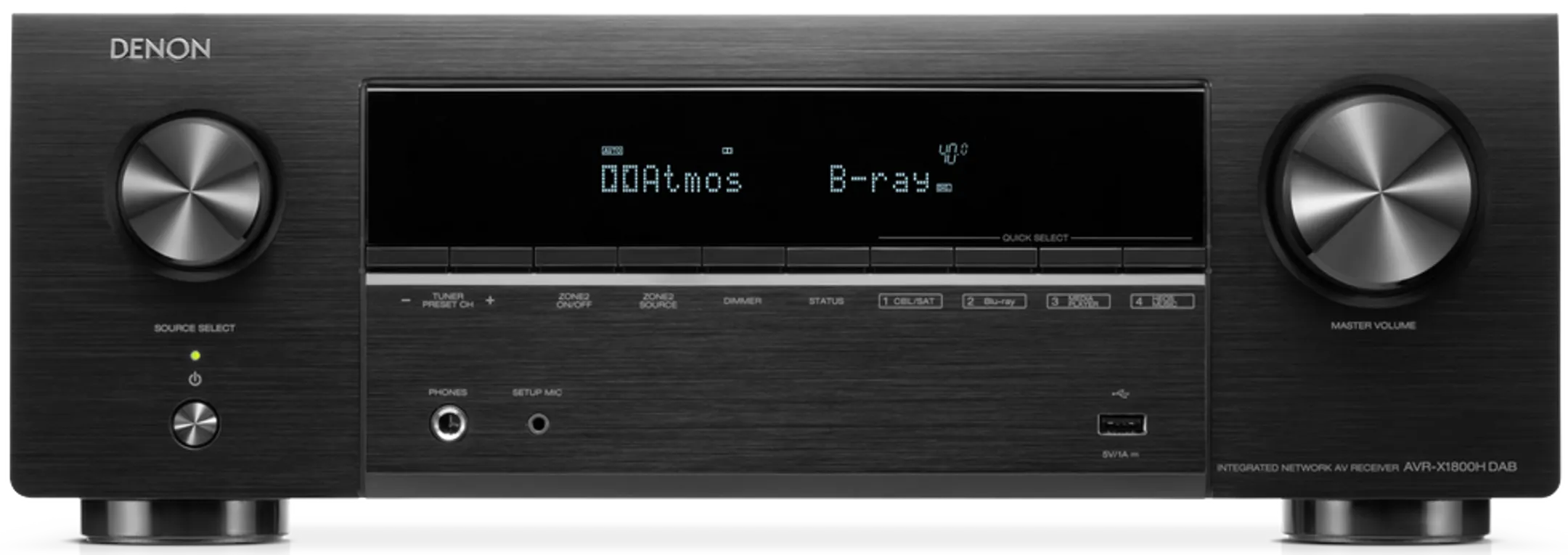 AV-Verstärke HEOS AVR-X1800H DAB - Schwarz