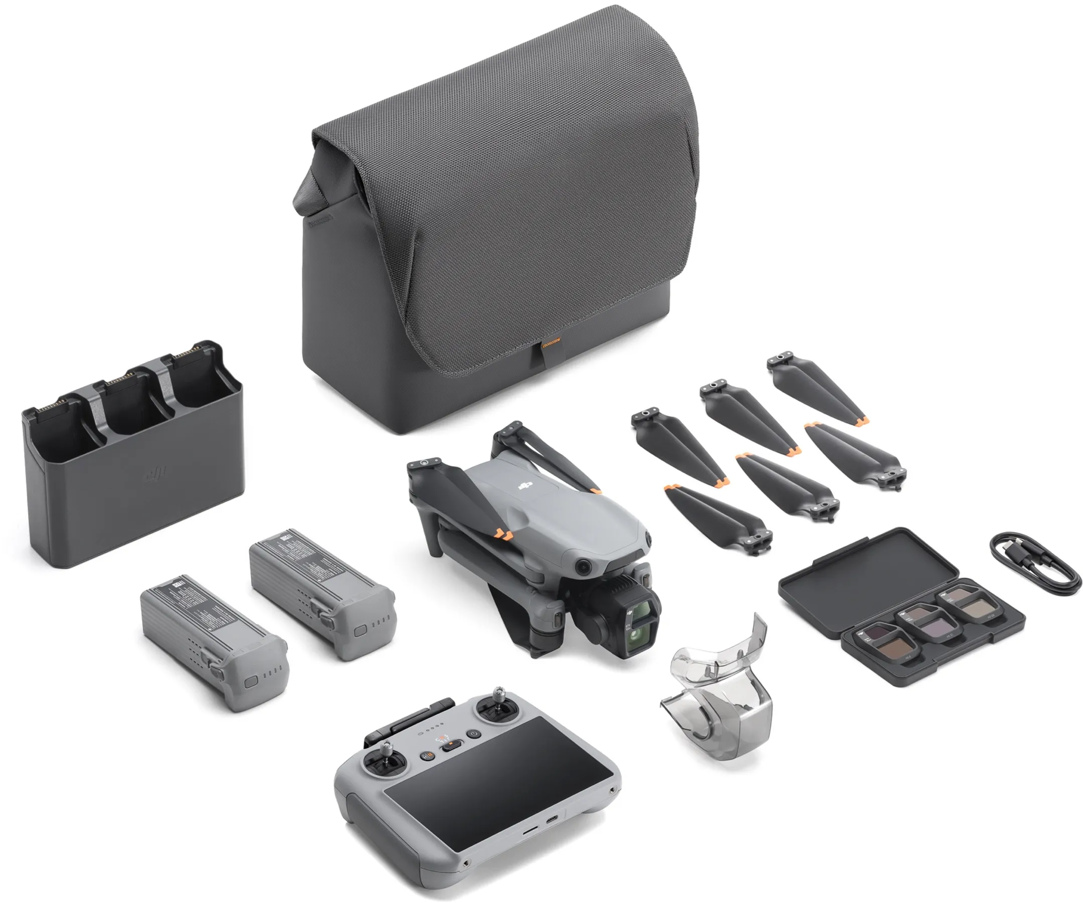 DJI Drone Air 3S Fly More with RC2 remote control image