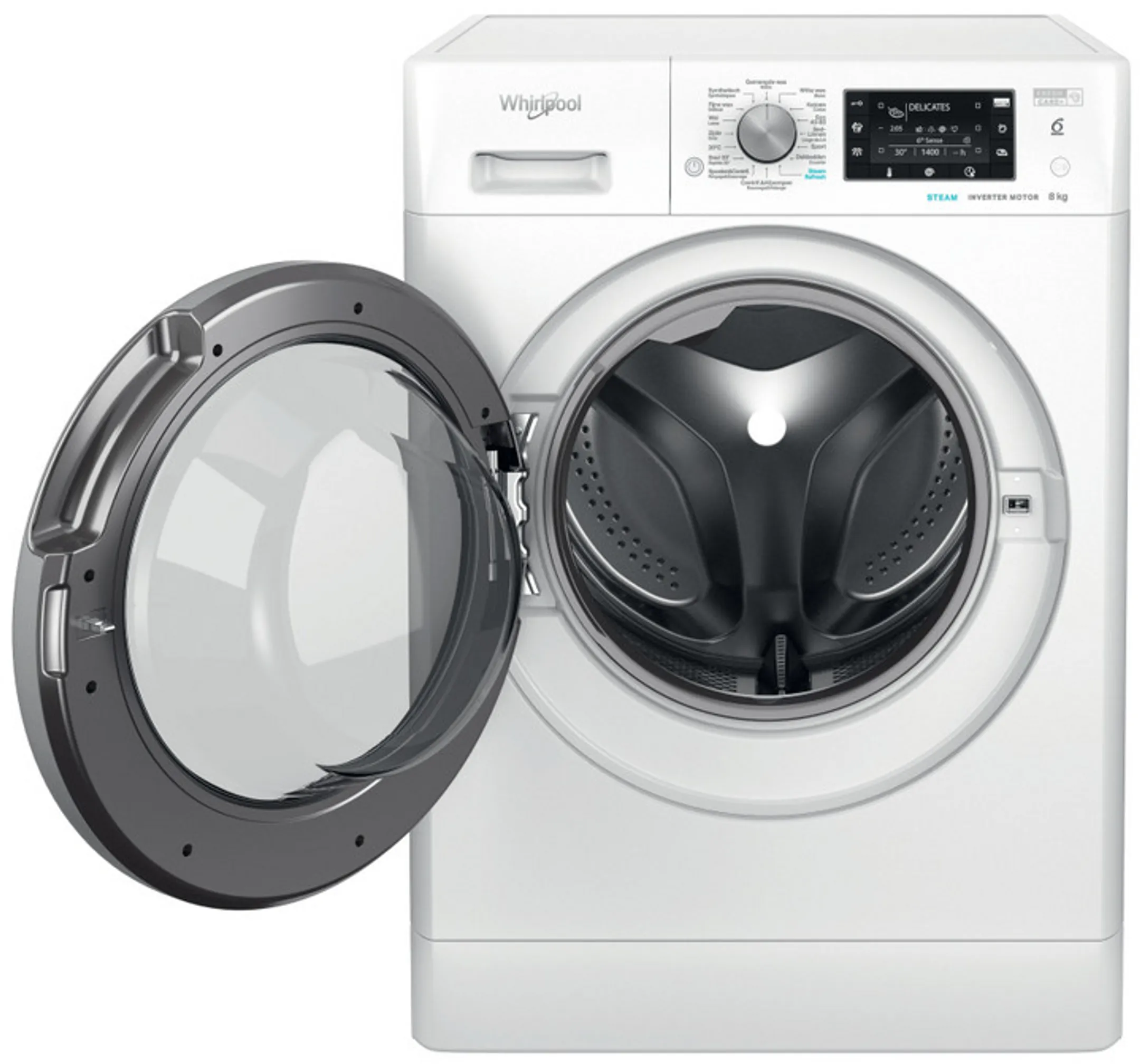 Whirlpool Washing machine FreshCare+ Steam FFD 8489E BSV BE image