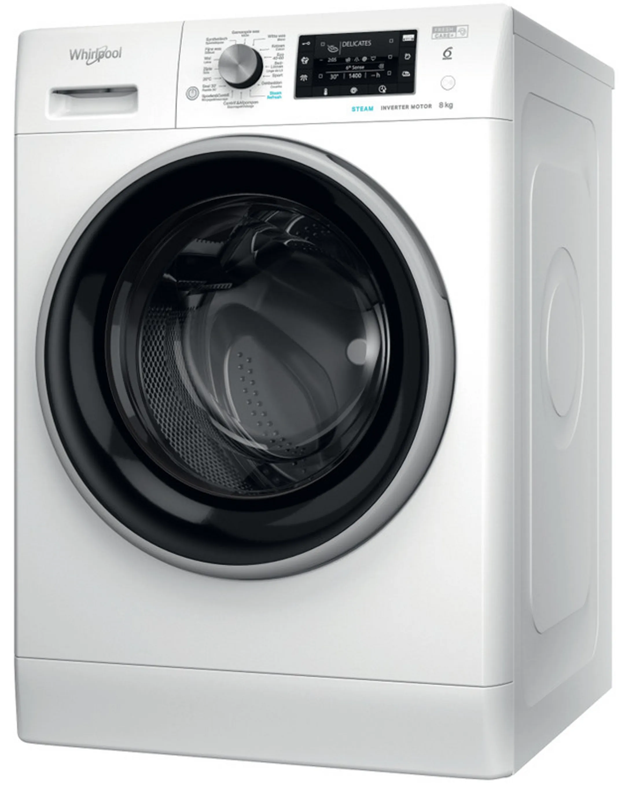 Whirlpool Washing machine FreshCare+ Steam FFD 8489E BSV BE image