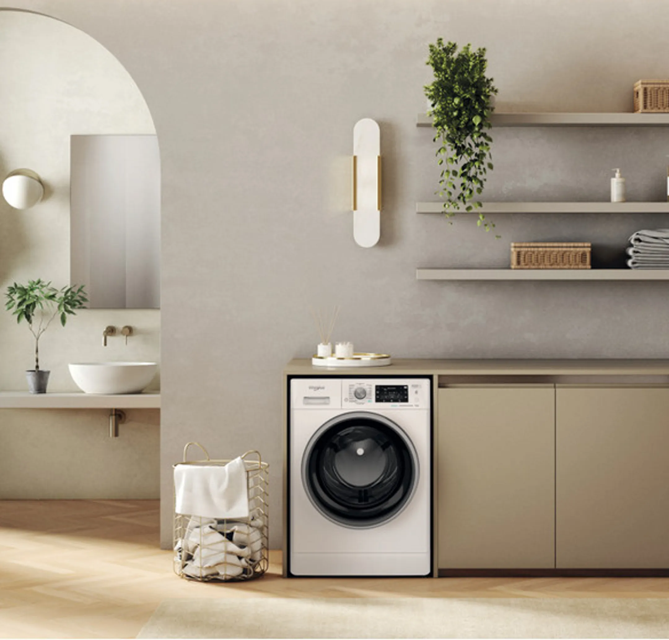 Whirlpool Washing machine FreshCare+ Steam FFD 8489E BSV BE image