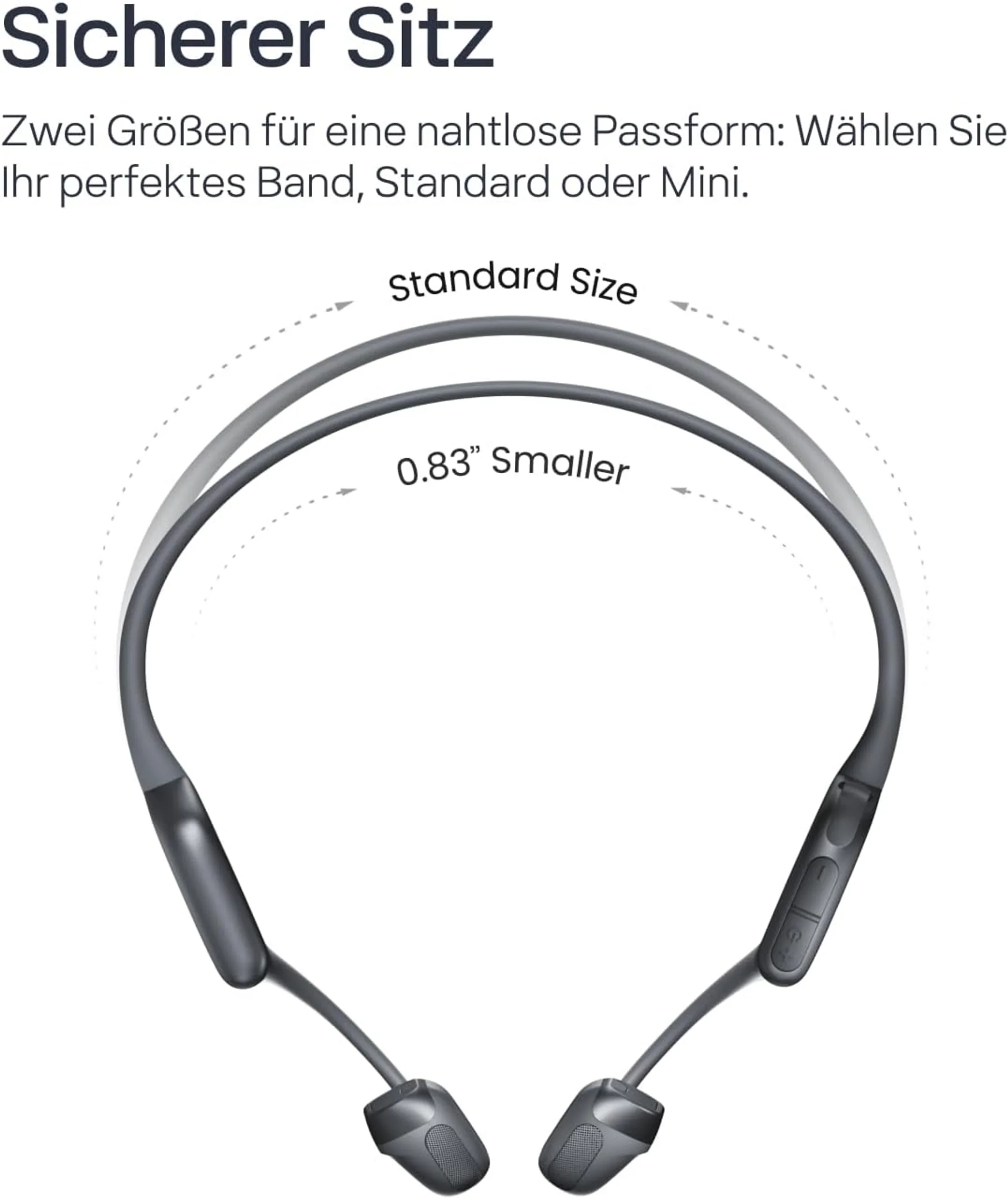 Shokz Drahtlose Knochenleitungs-Kopfhörer OpenRun Pro 2 - Schwarz image