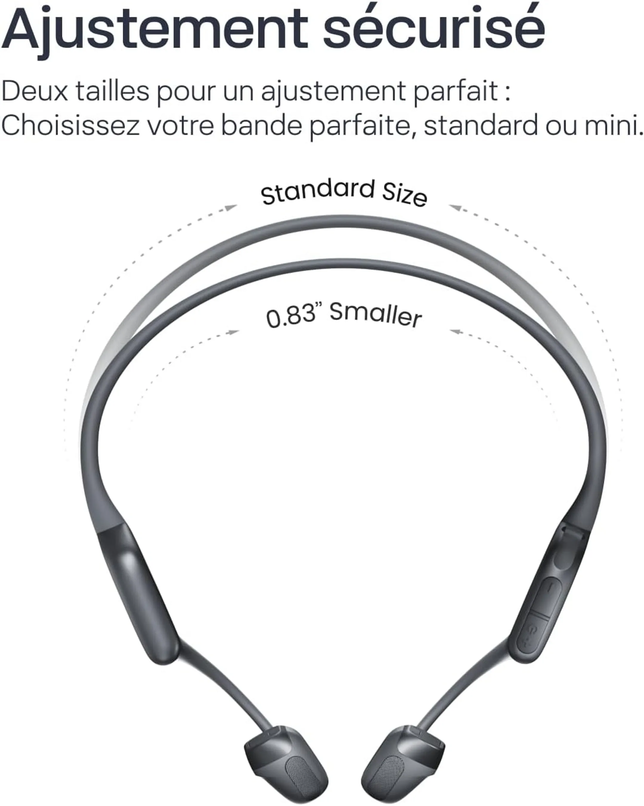 Shokz Ecouteurs sans fil à conduction osseuse OpenRun Pro 2 - Noir image