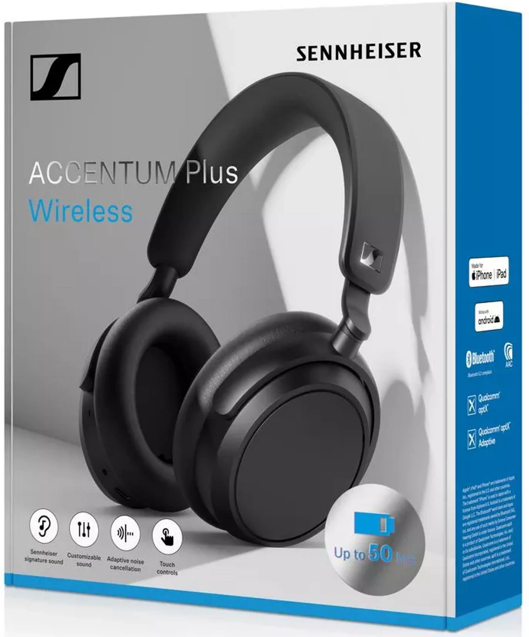 Sennheiser Wireless Headset Accentum Plus - Black image