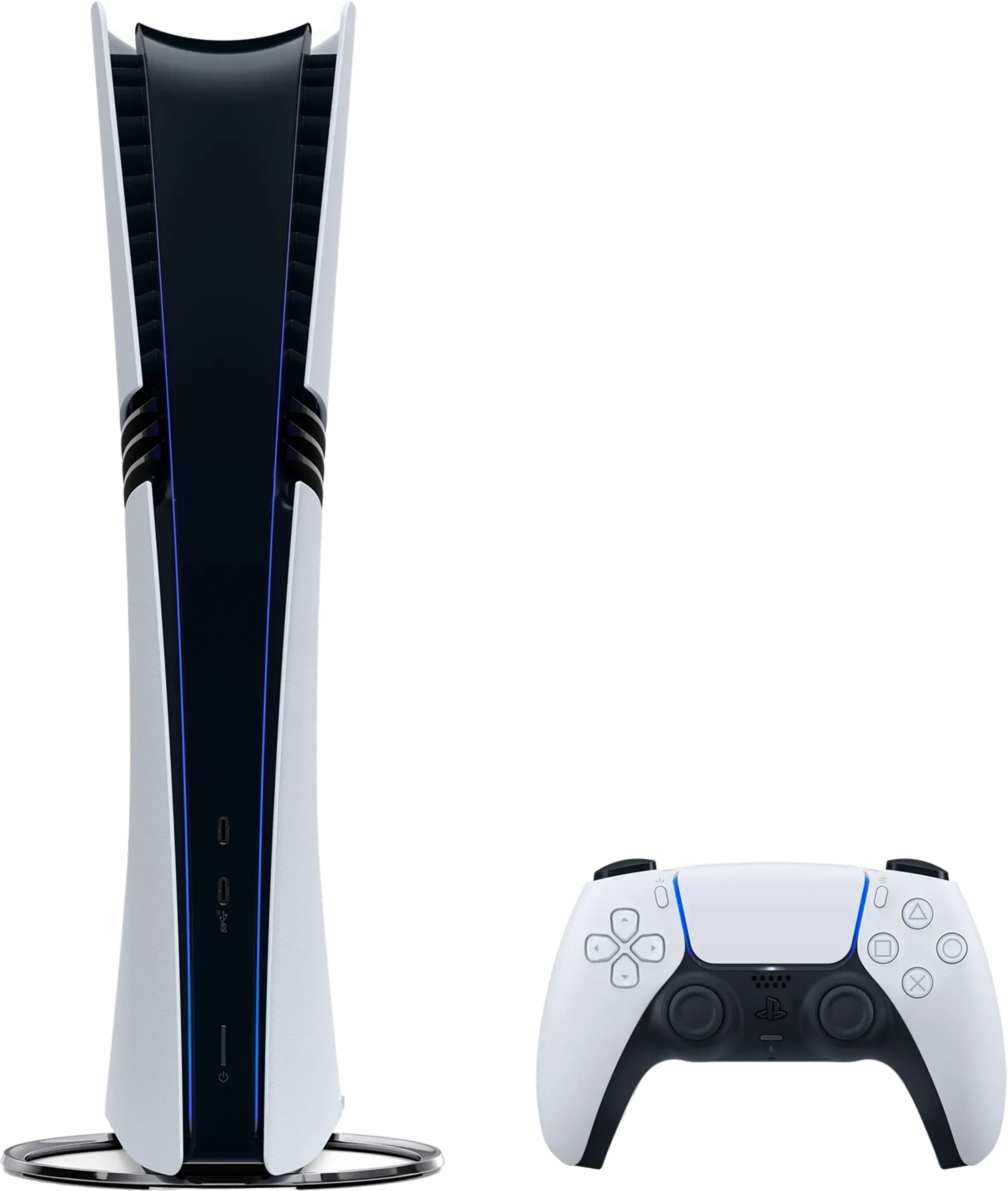 thumbnail image 2 of Official Sony PS5 Pro / Slim Vertical Stand – Ergonomic Black Console Stand By Sony Interactive Entertainment 2 of 5