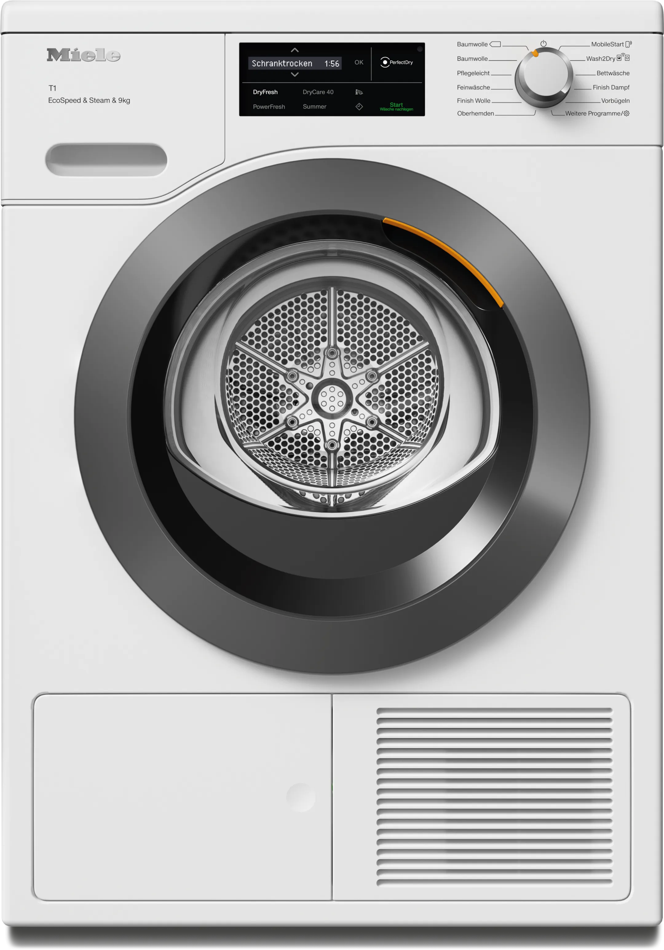 Sèche-linge pompe à chaleur T1 TCL780WP SteamFinish