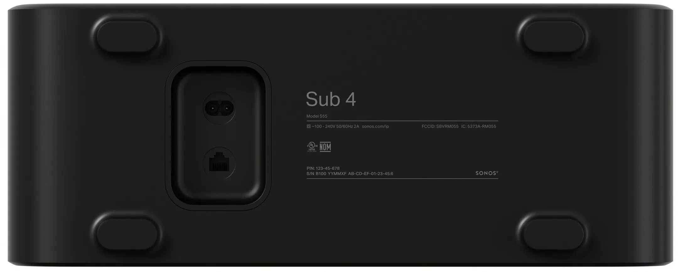 SONOS Subwoofer SUB 4 - Black image