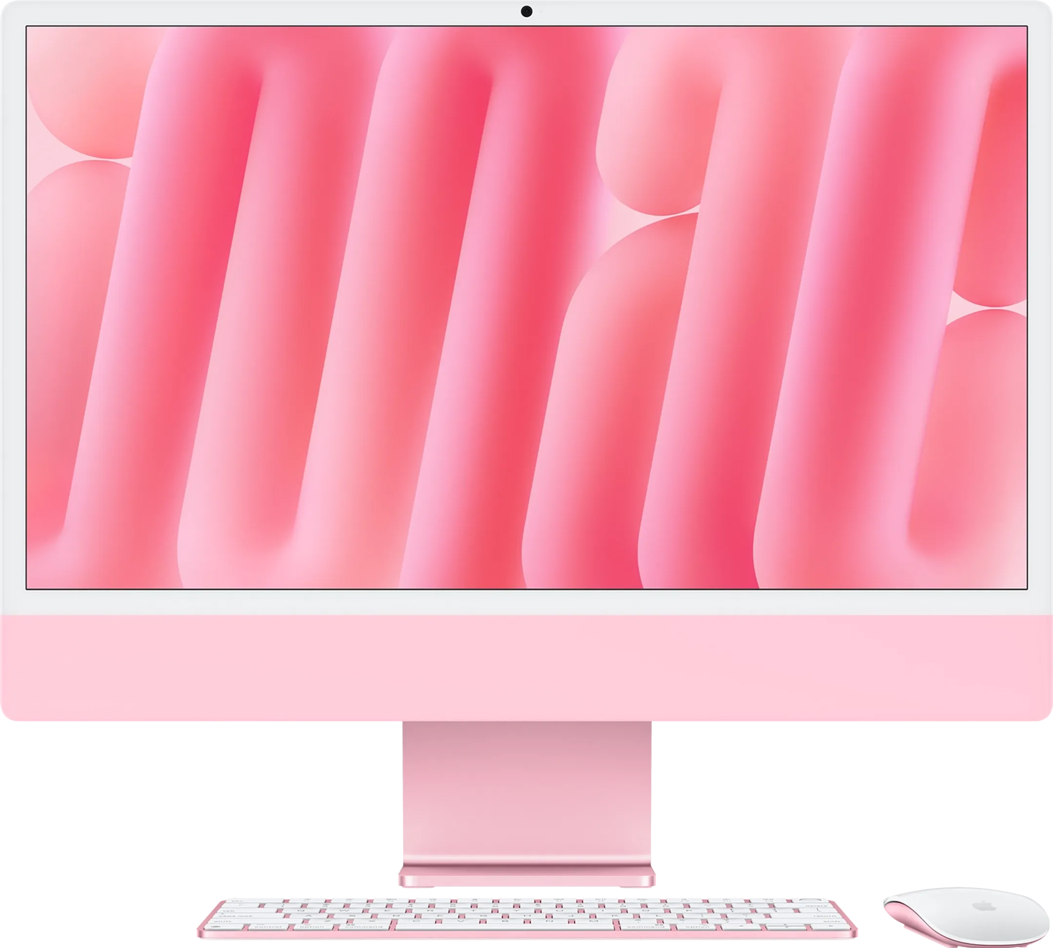 iMac 24" M4 (CPU 8 GPU 8) 16 Go 256 SSD - AZERTY - Rose - MWUG3FN
