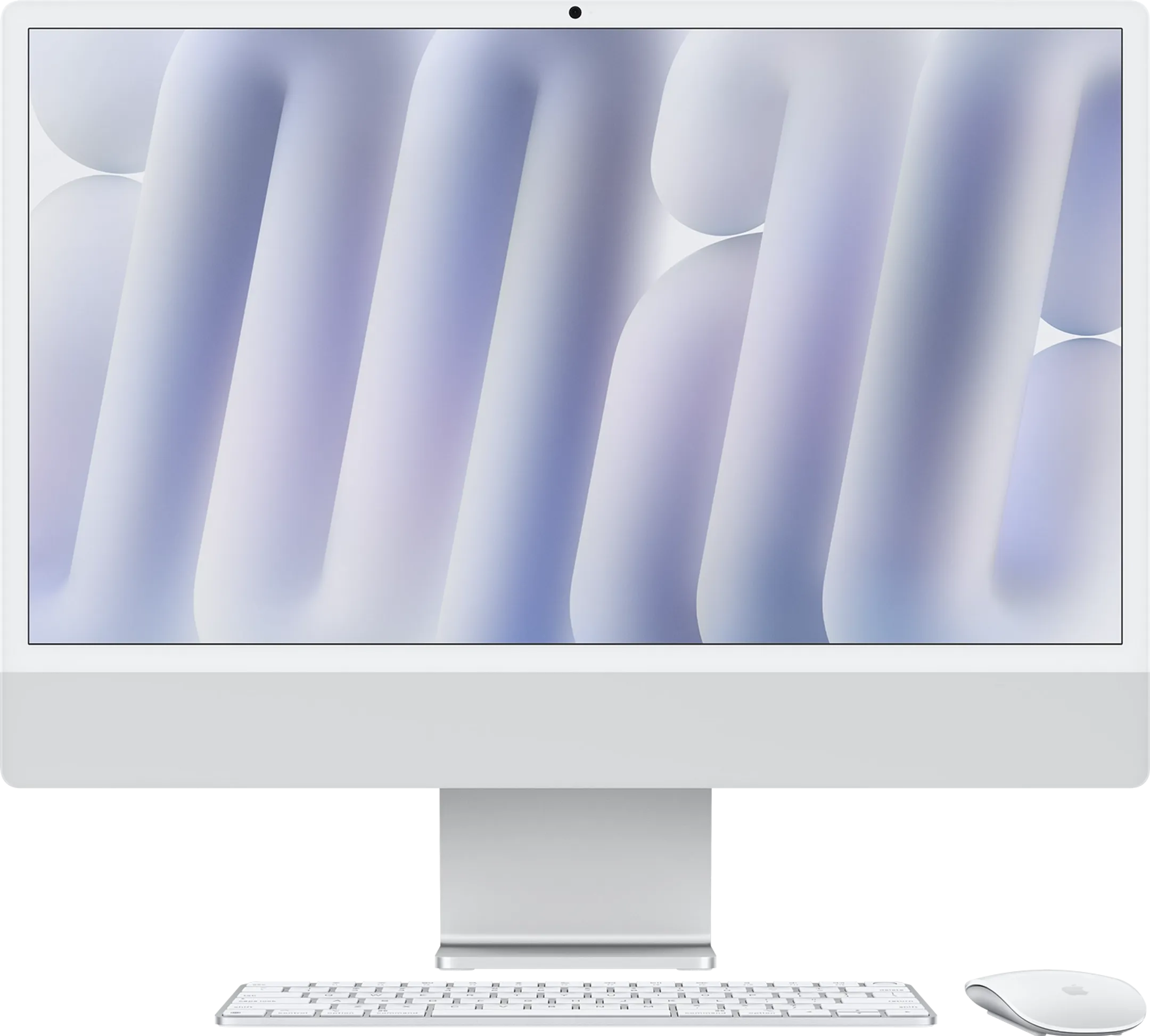 iMac 24" M4 (CPU 8 GPU 8) 16 Go 256 SSD - AZERTY - Argent -MWUC3FN