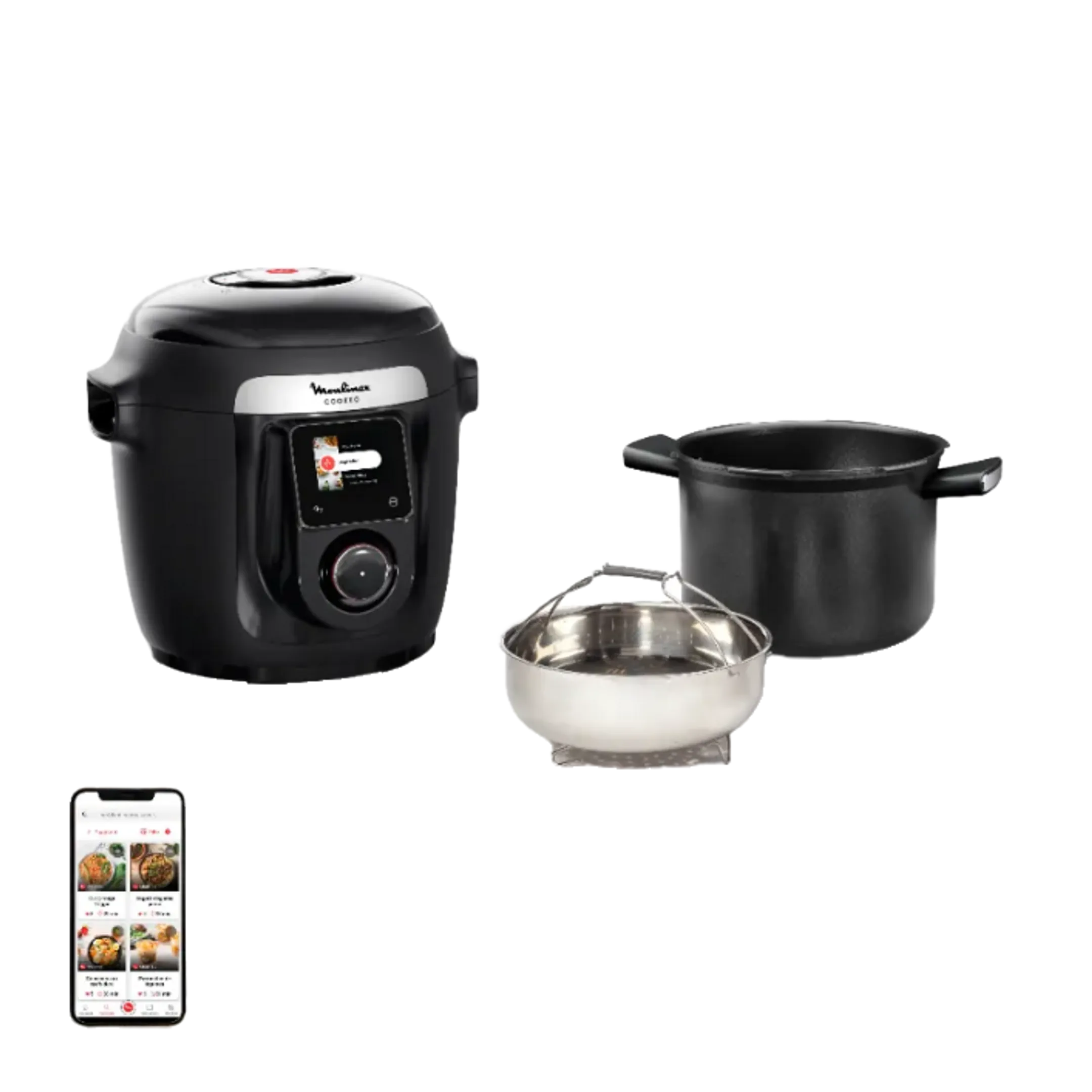 Moulinex Multicooker Cookeo Wifi 9-in-1 CE952810 - Schwarz image