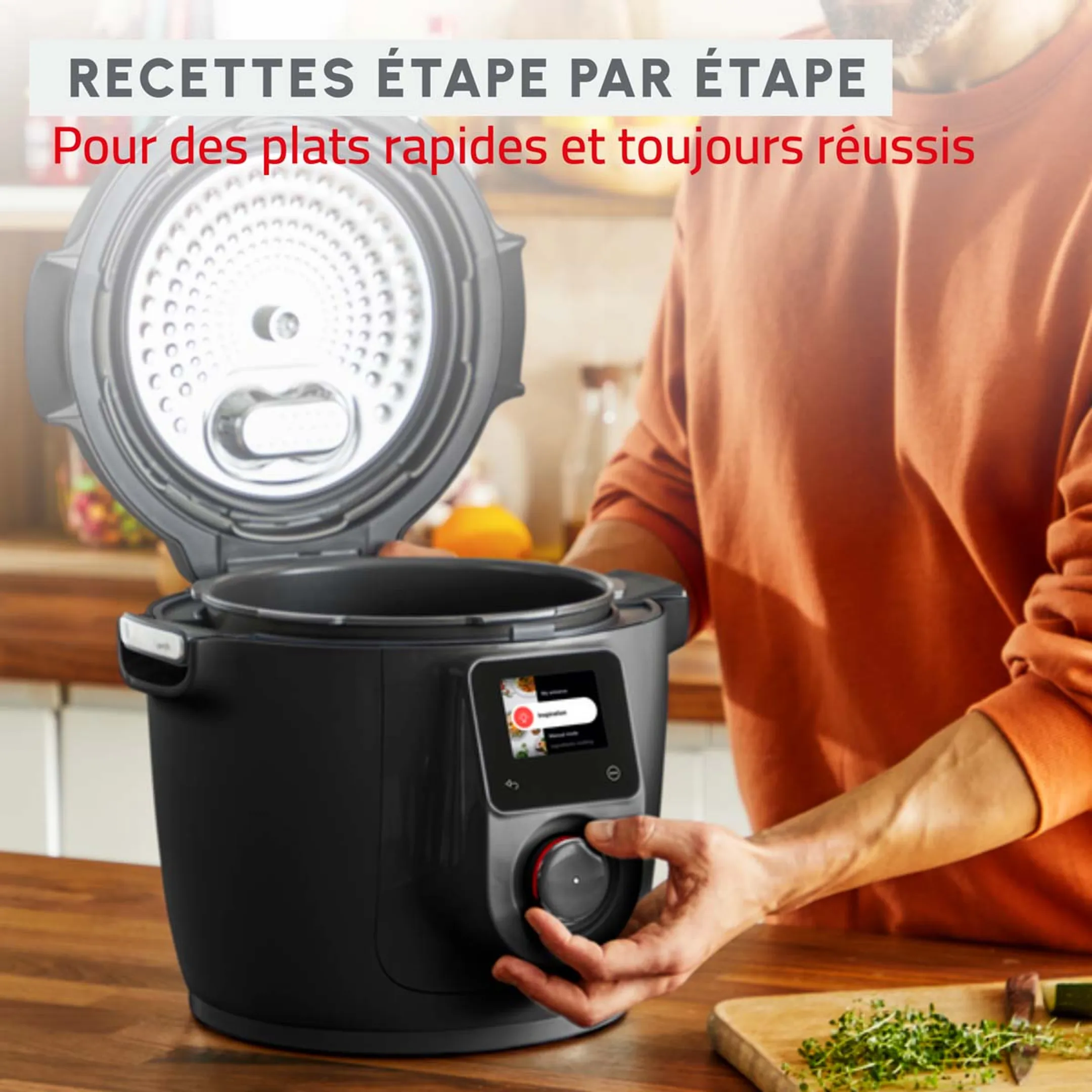 Moulinex Multicuiseur Cookeo Wifi 9-en-1 CE952810 - Noir image